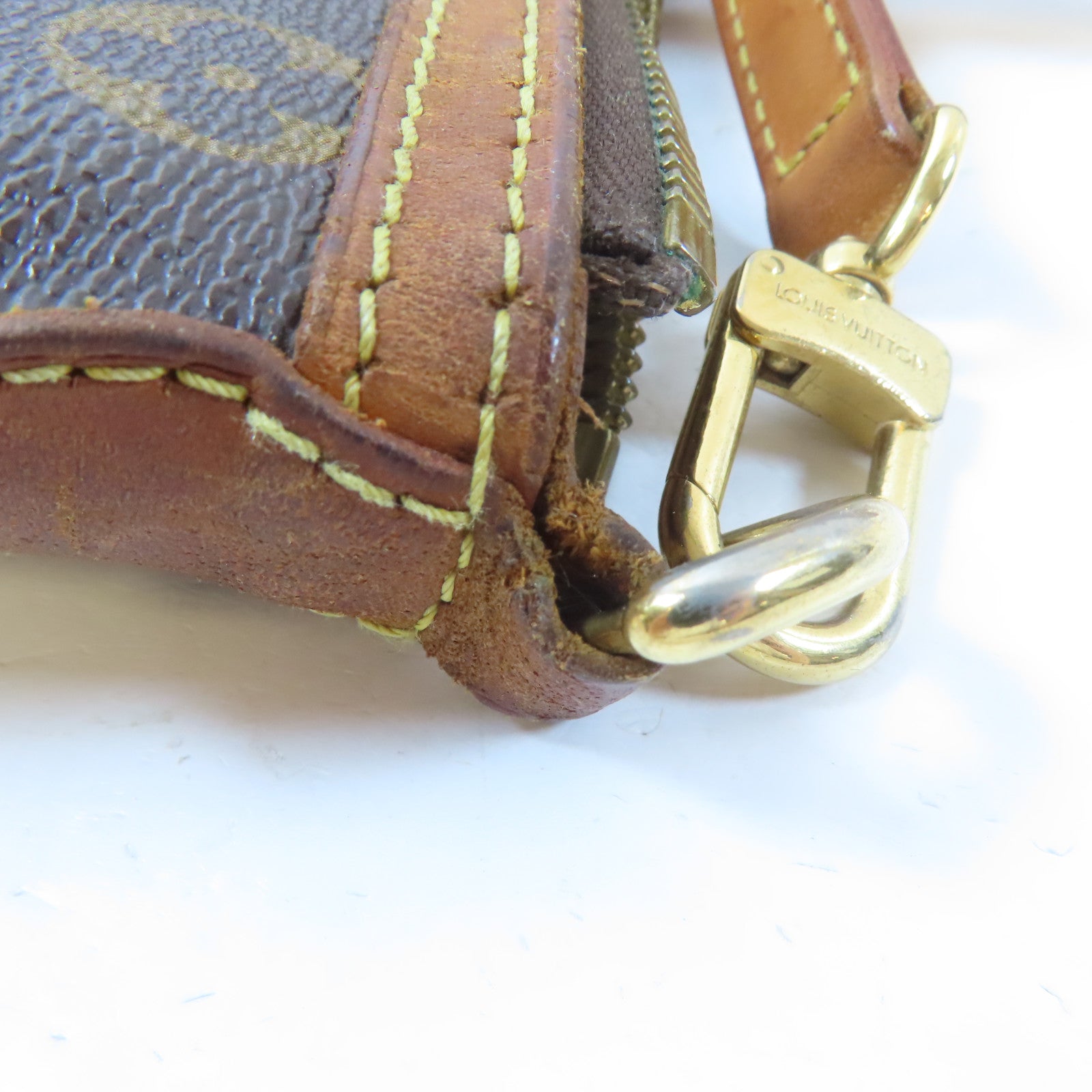 LOUIS VUITTON 【激減優惠】Monogram Palermo金扣手挽肩背兩用袋啡色