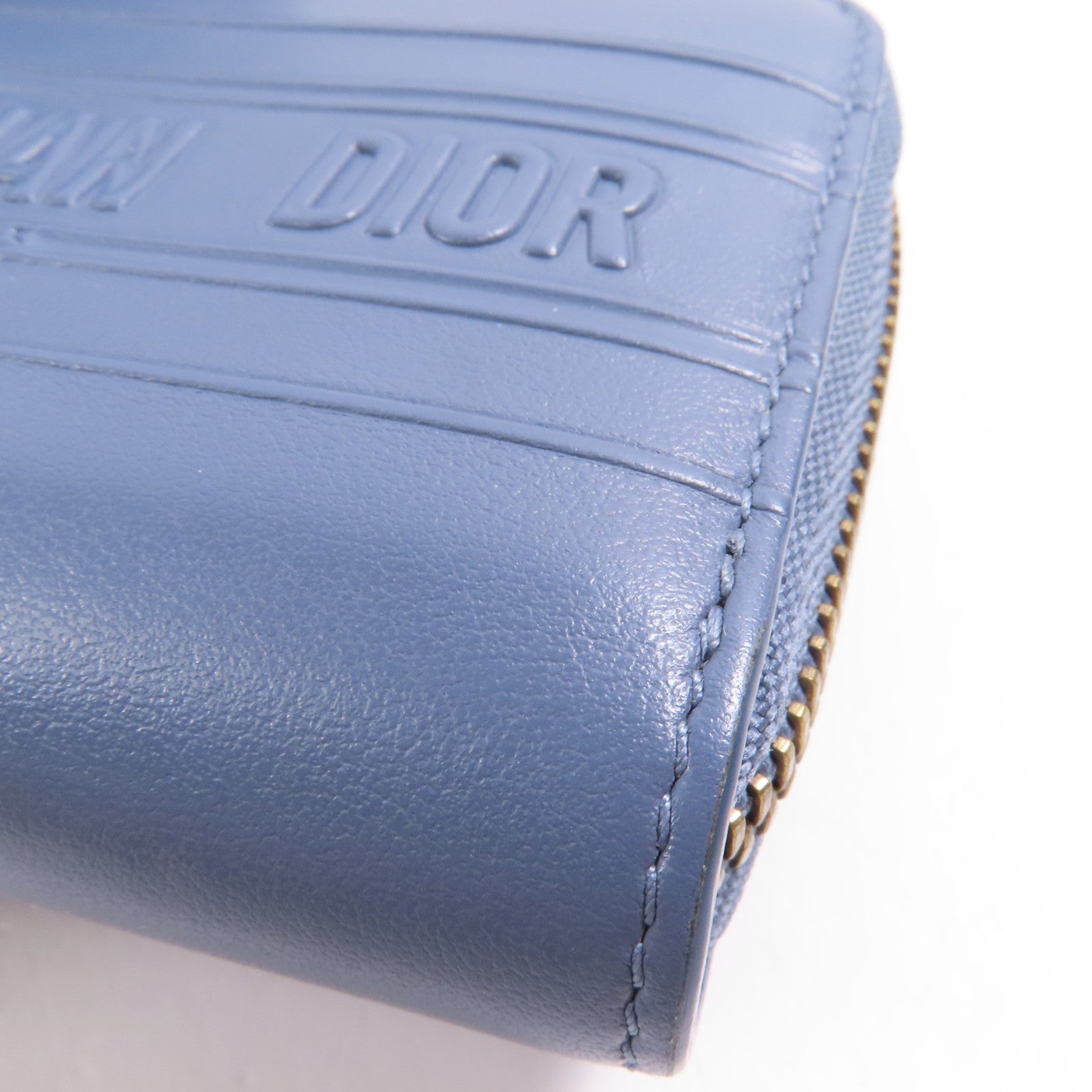 Dior 牛皮皮革Coin Case金扣零錢包