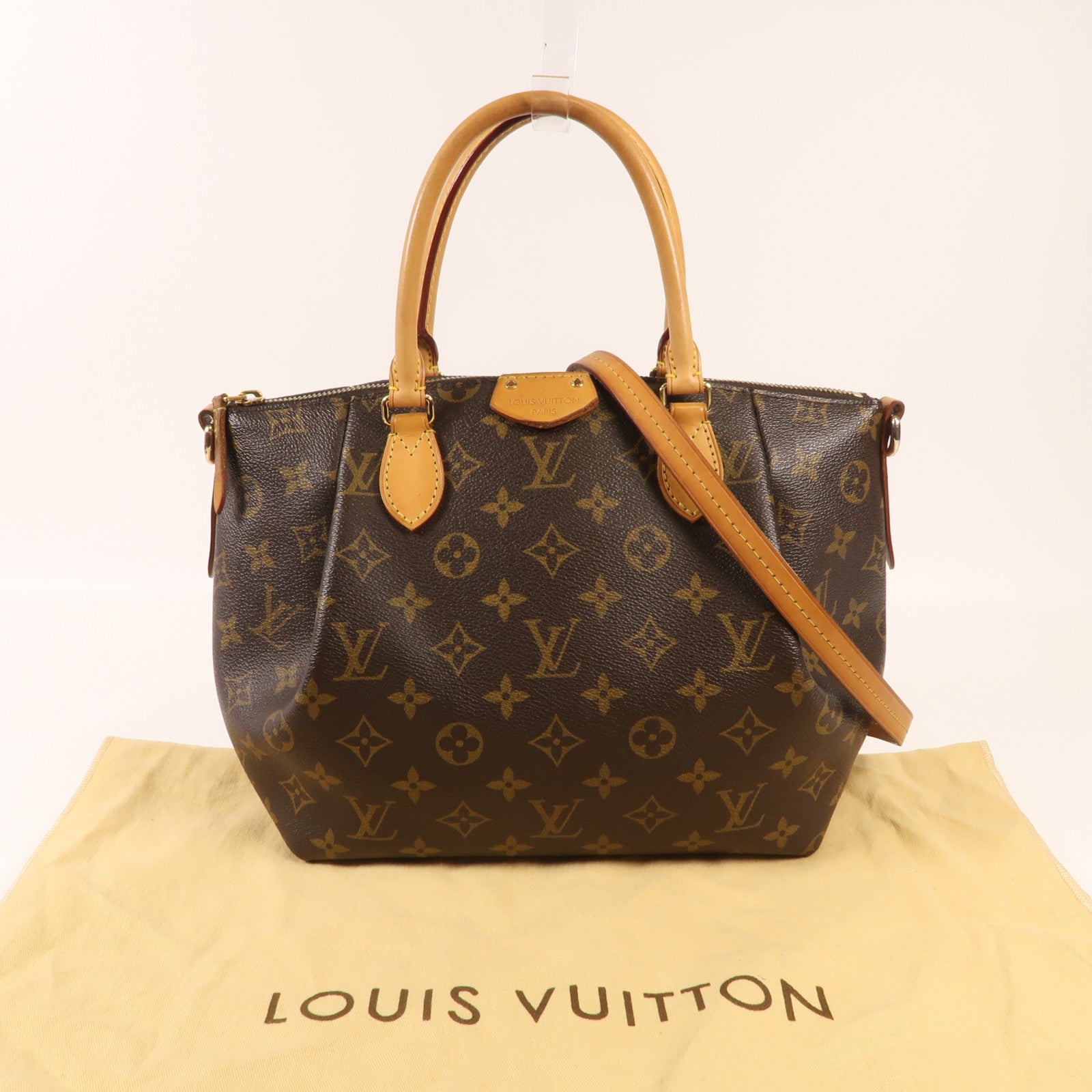 LOUIS VUITTON Monogram Turenne PM金扣手挽肩背兩用袋