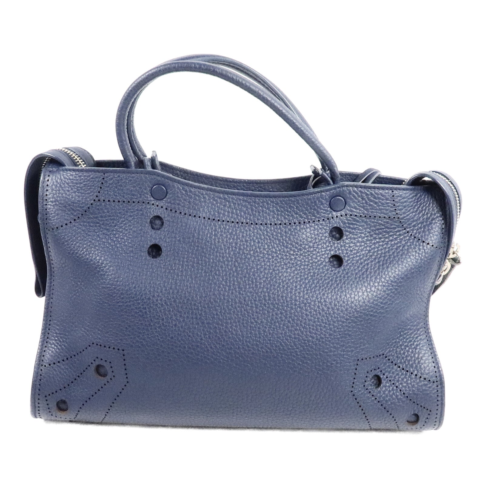 BALENCIAGA 牛皮皮革Blackout City手挽肩背兩用袋