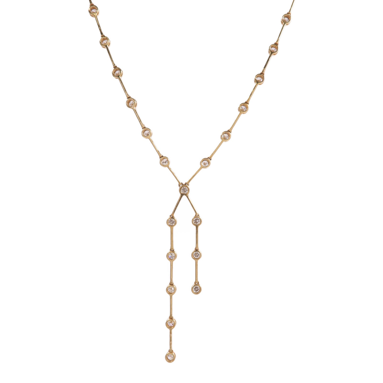 JEWELRY 18K黃金Diamond Necklace鑽石項鍊