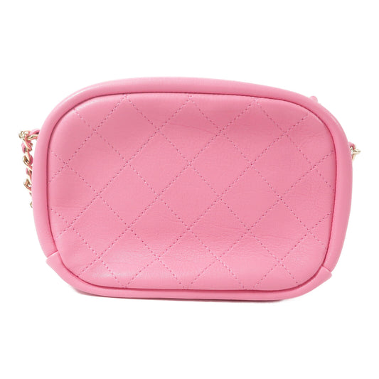 CHANEL 山羊皮革Camera Bag鏈帶肩背袋