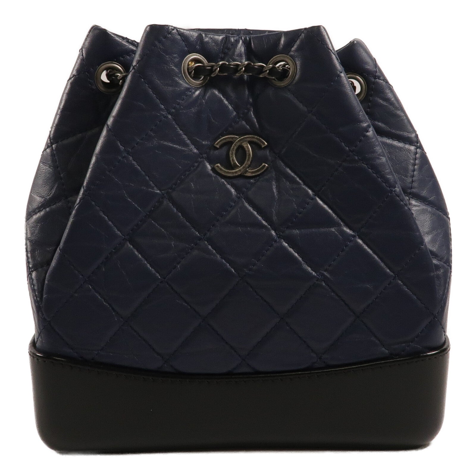 CHANEL 牛皮皮革Gabrielle BackPack鏈帶背包