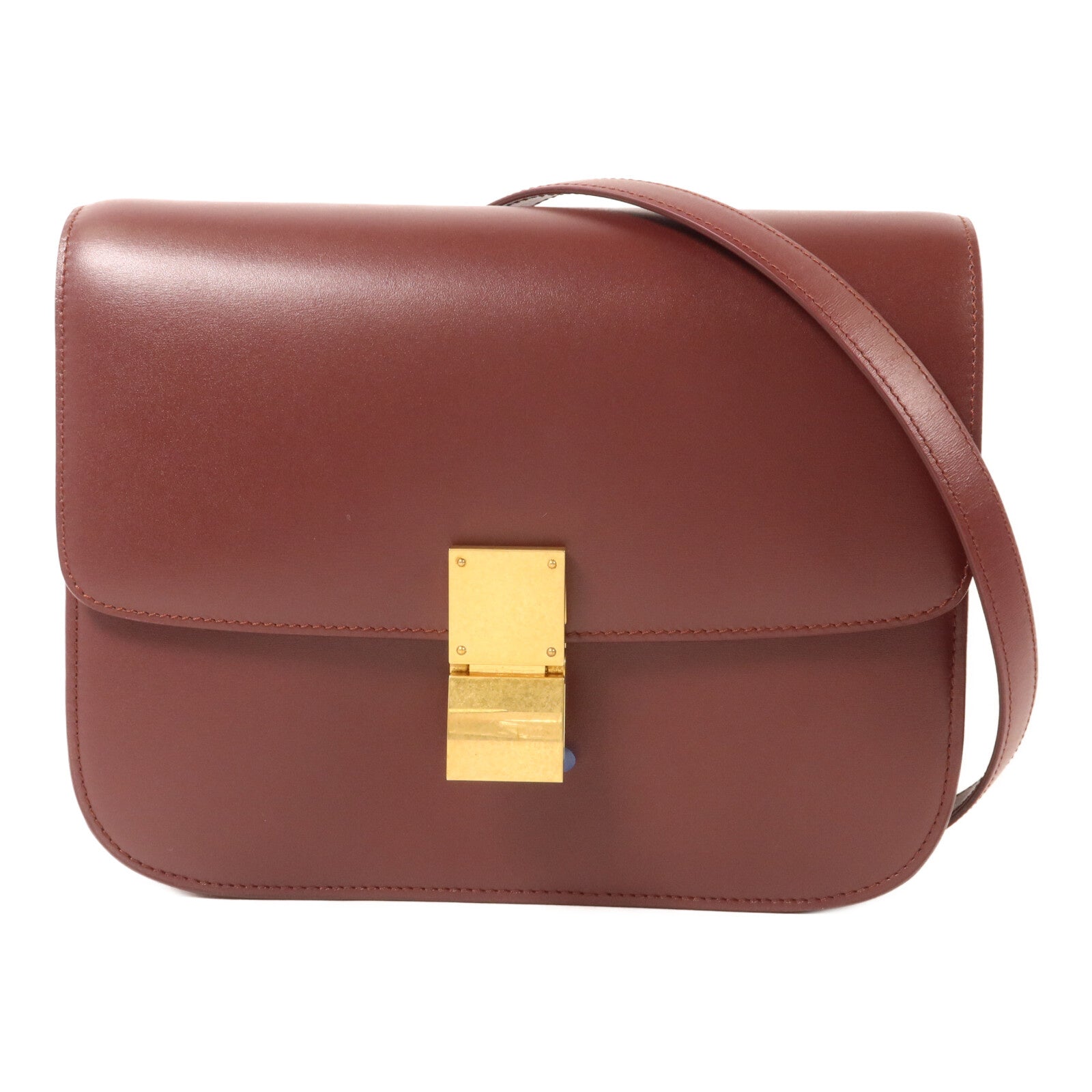 CELINE 牛皮皮革Classic Box Medium肩背袋