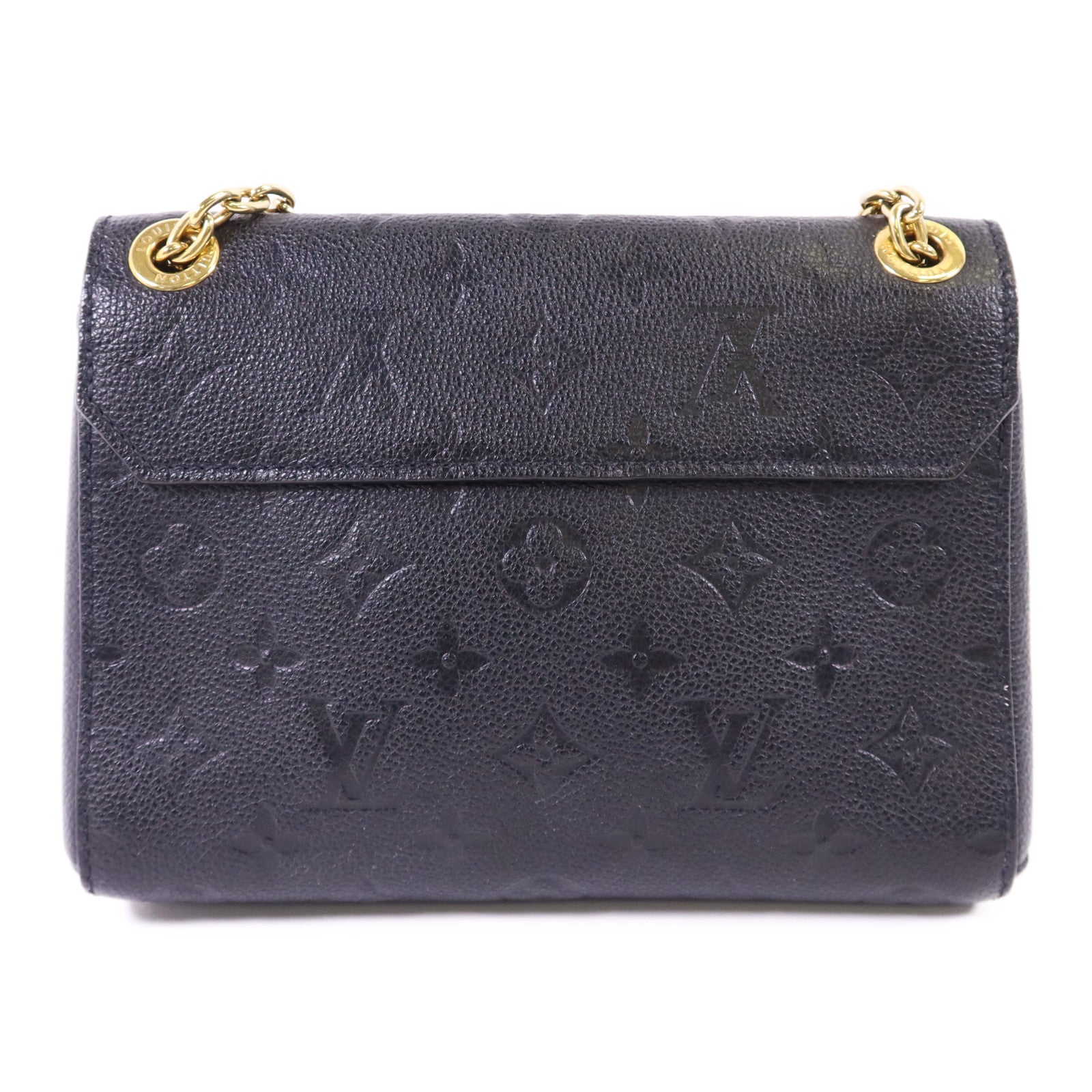 LOUIS VUITTON Monogram Empreinte Vavin BB 金扣鏈帶肩背袋