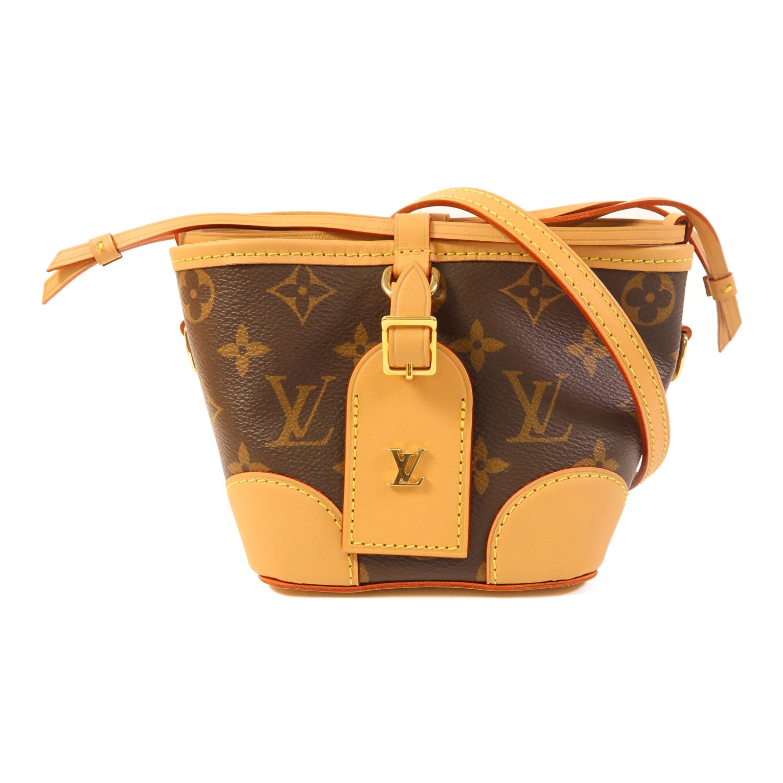 LOUIS VUITTON LV GHW Noe Purse Shoulder Bag M57099 Monogram Brown