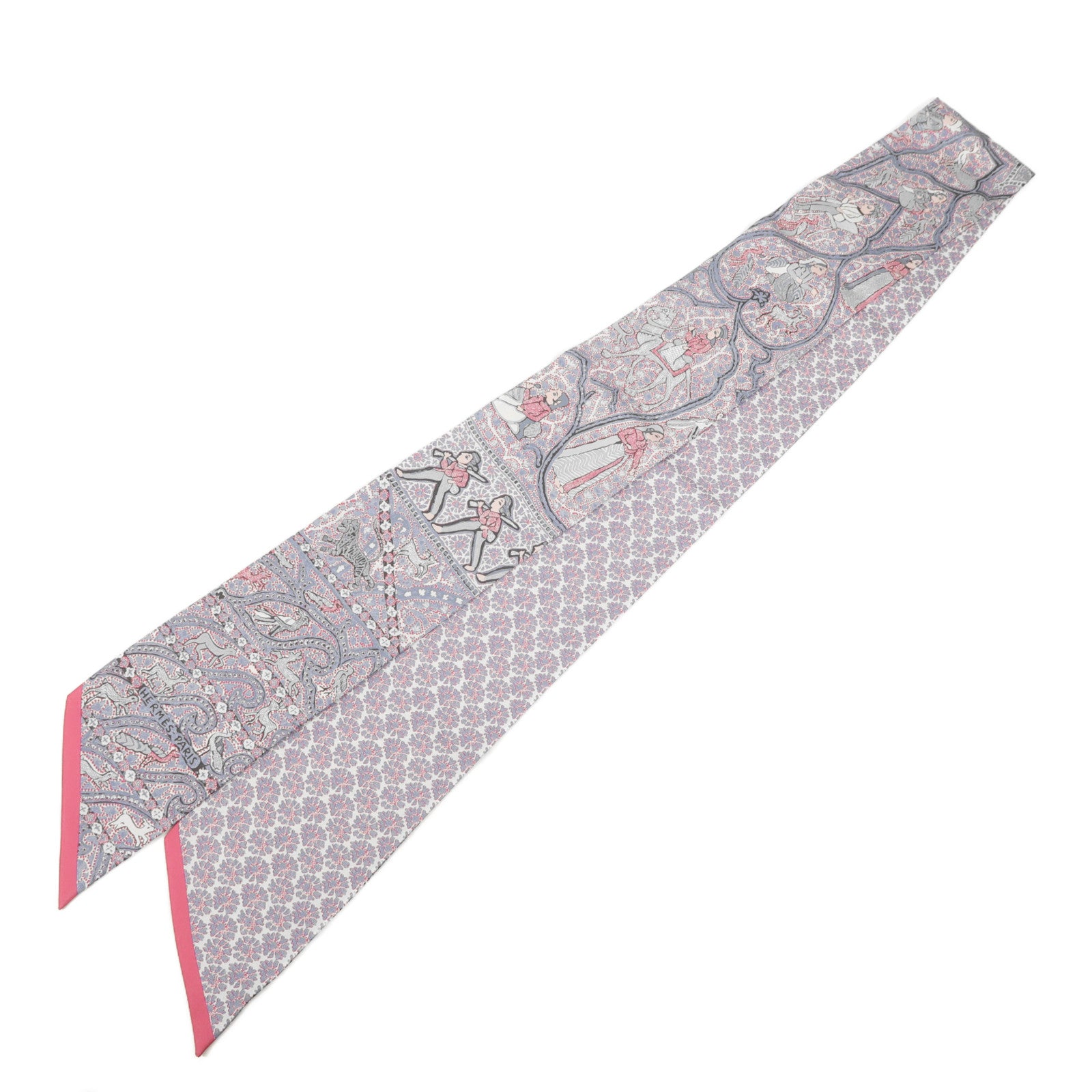 HERMES 絲質Maxi Twilly絲巾