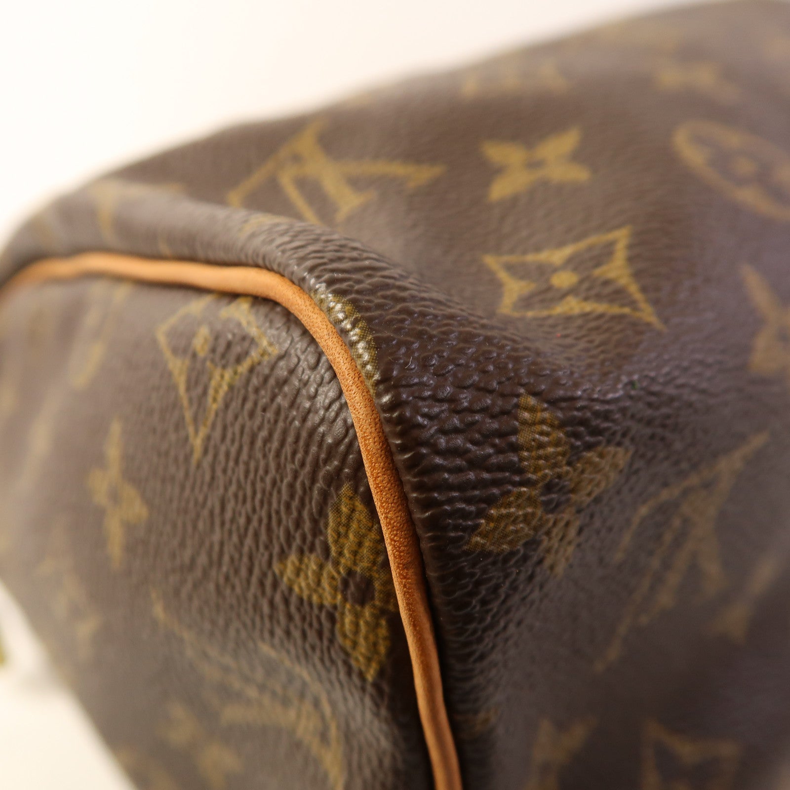 LOUIS VUITTON Monogram Speedy 30金扣手挽袋