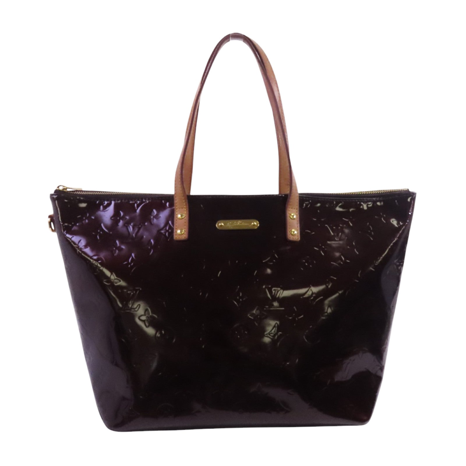 LOUIS VUITTON Vernis Bellevue GM金扣肩背袋