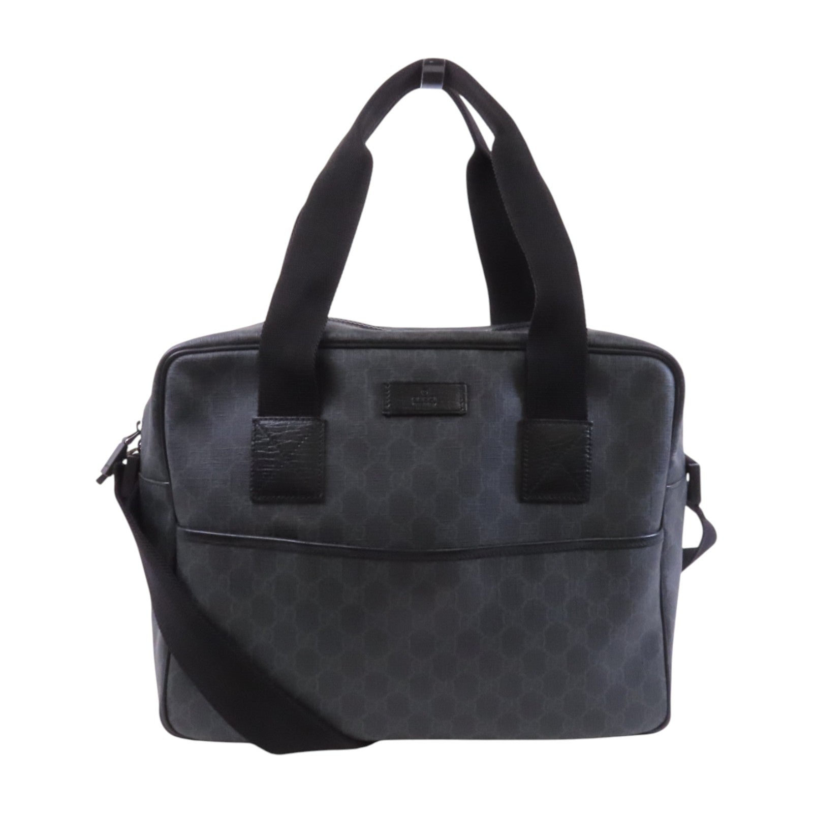 GUCCI 塗層帆布Supreme手挽肩背兩用袋