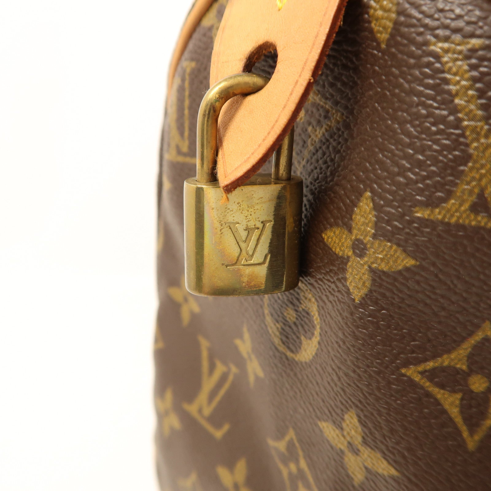 LOUIS VUITTON Monogram Speedy 30金扣手挽袋