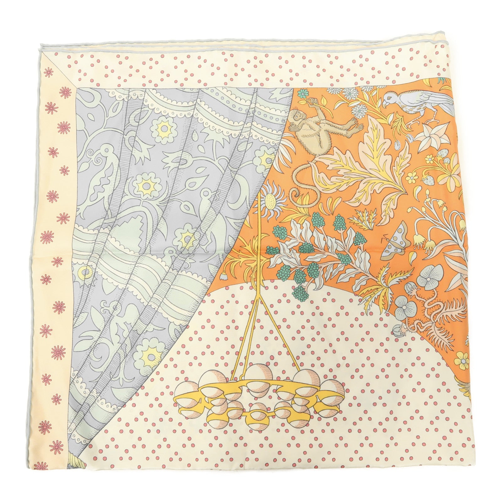 HERMES 絲質Scarf 90X90絲巾