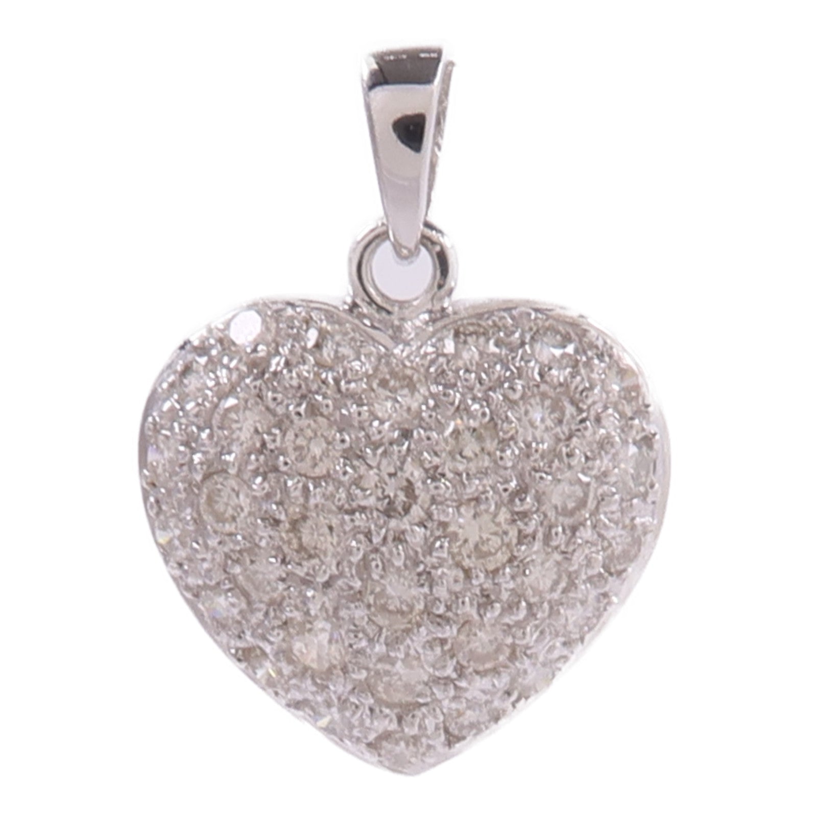 JEWELRY 18K白金Diamond Pendant Top鑽石吊墜