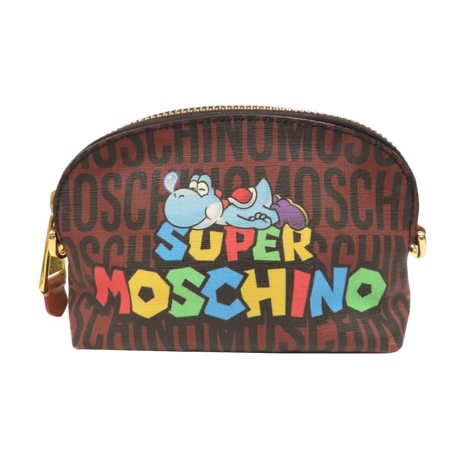 Moschino x Mario ポーチ RARE!!! Limited Edition Moschino Mario Bros. Backpack Multi