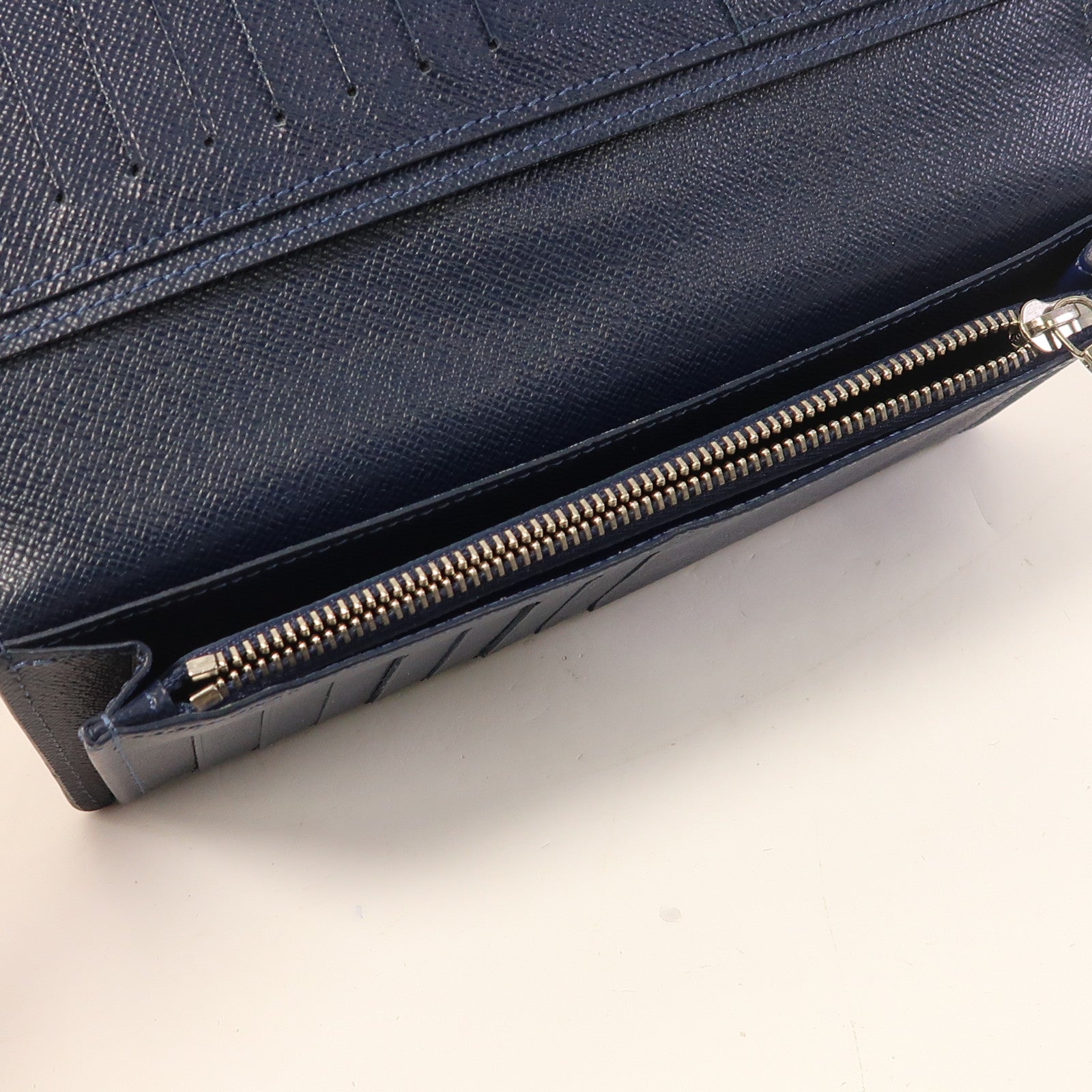 LOUIS VUITTON Epi Portefeuille Brazza銀扣長錢包