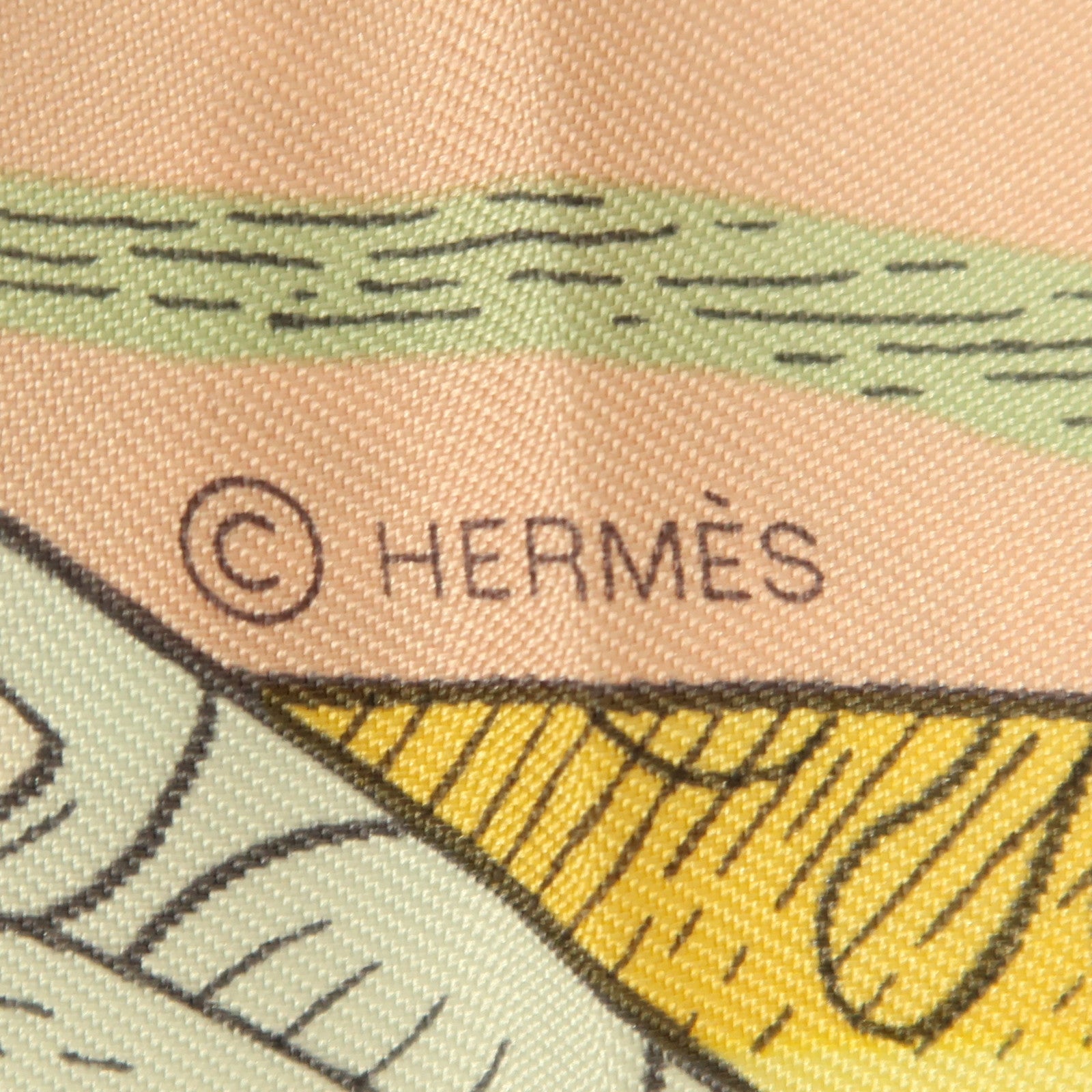 HERMES 絲質Scarf 90X90絲巾