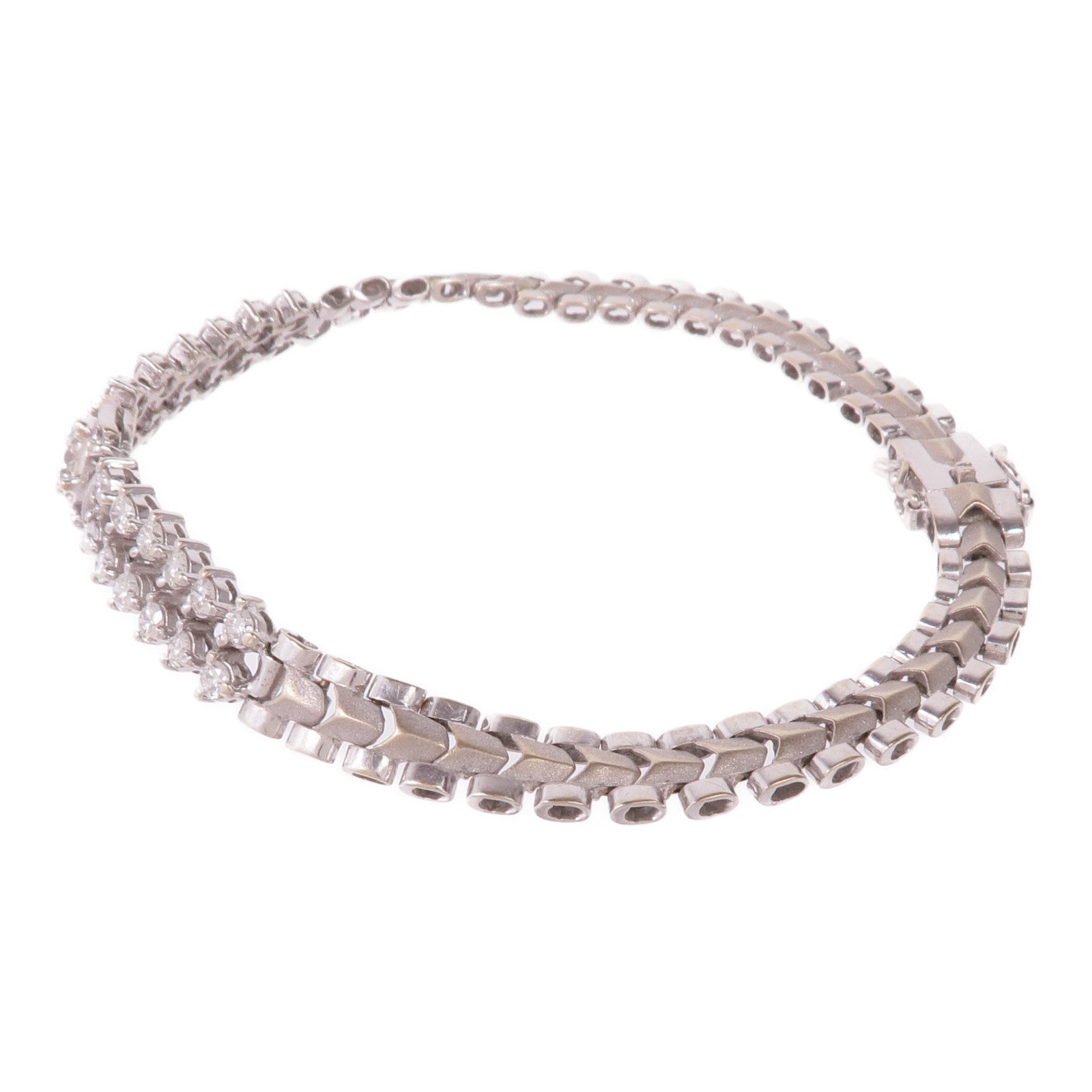 JEWELRY 18K白金Diamond Bracelet鑽石手鏈