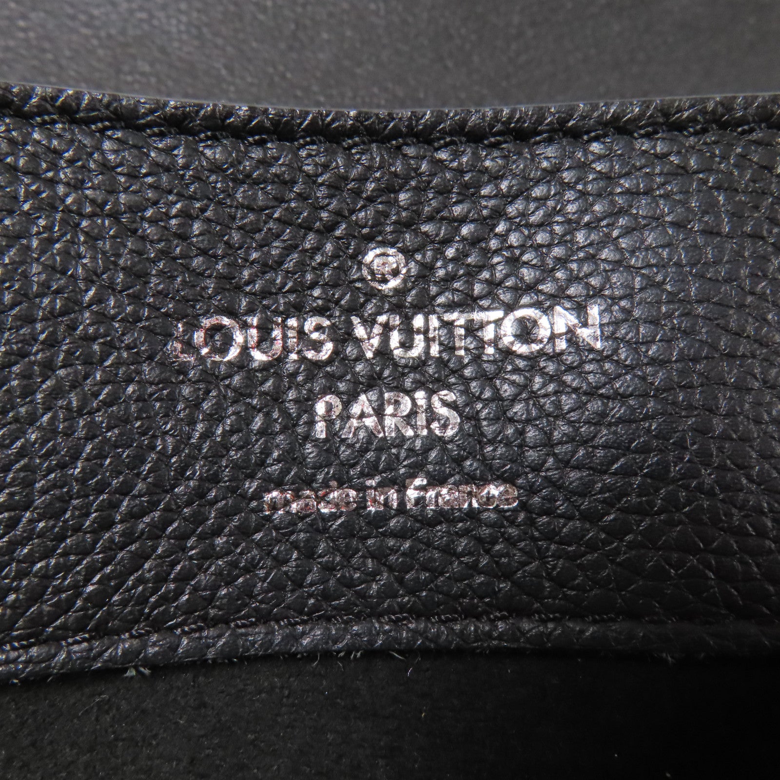 LOUIS VUITTON LV SHW Lock Me Backpack M41815 Calfskin Leather Black Noir
