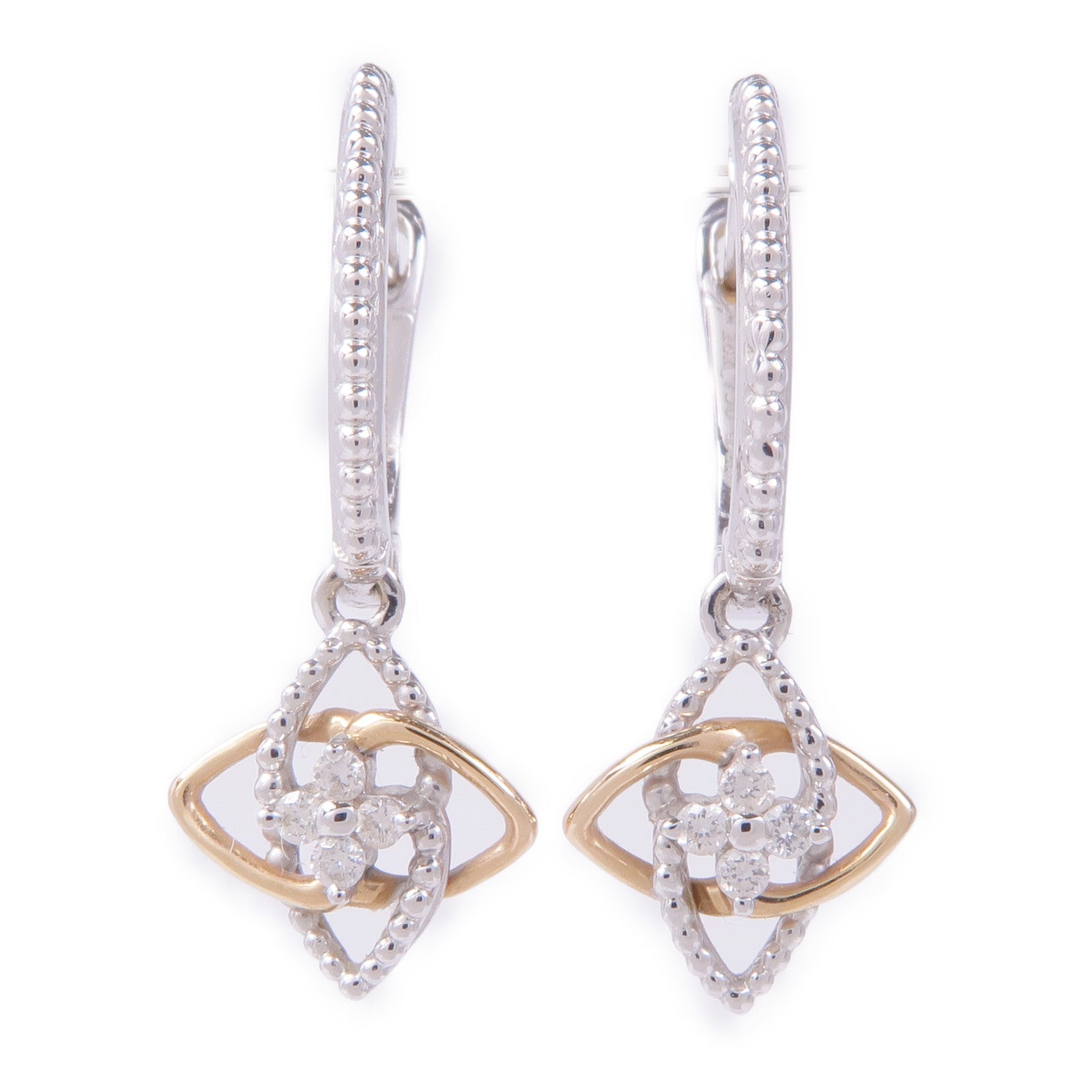 JEWELRY 18K黃金/玫瑰金Diamond Earrings鑽石耳環