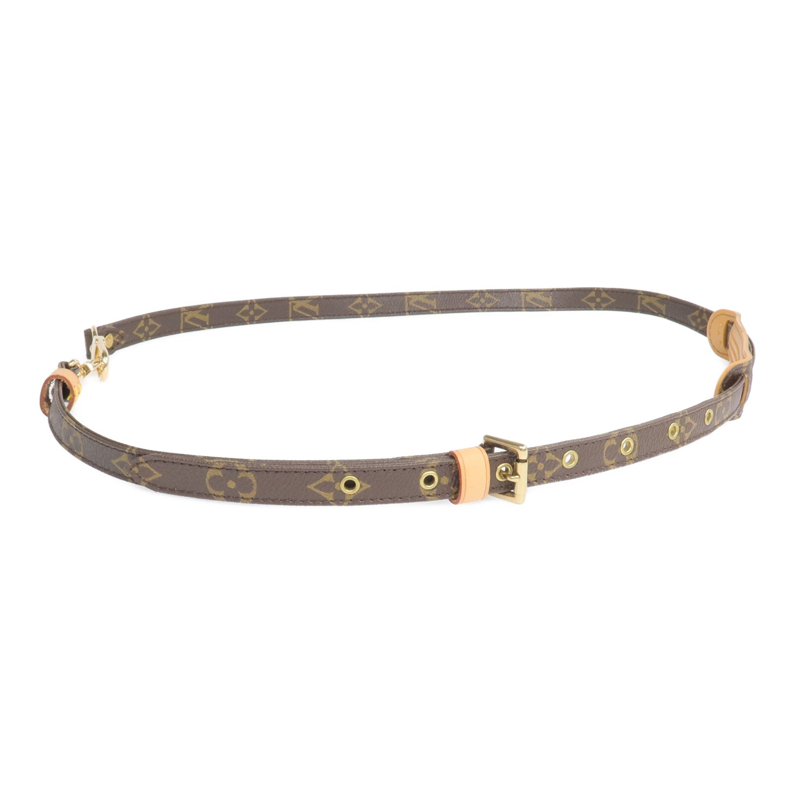 LOUIS VUITTON Monogram Shoulder Strap金扣肩背帶