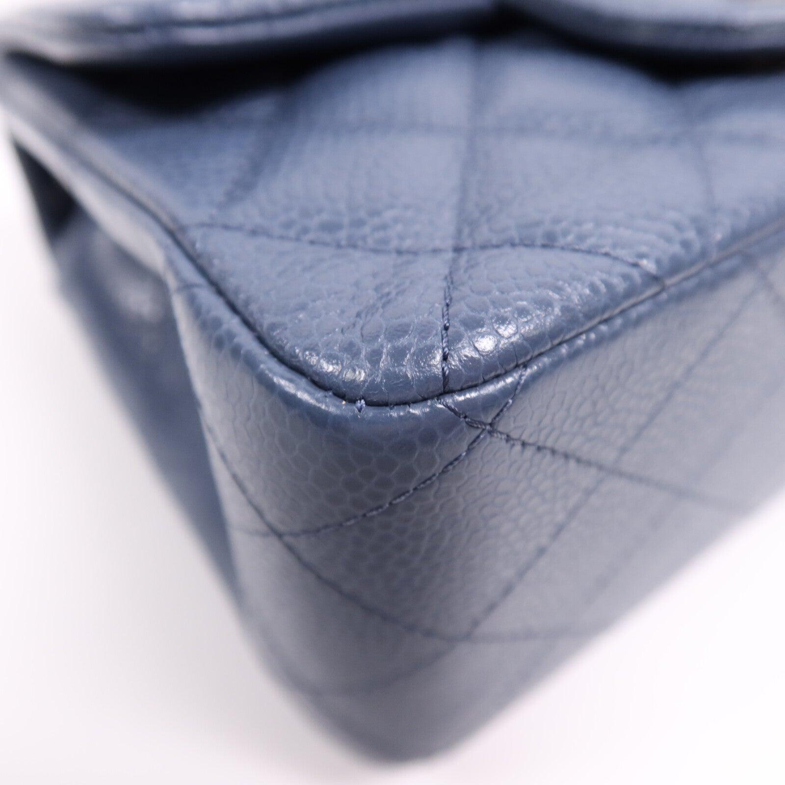 CHANEL 羊皮皮革Mini Classic 17銀扣鏈帶肩背袋