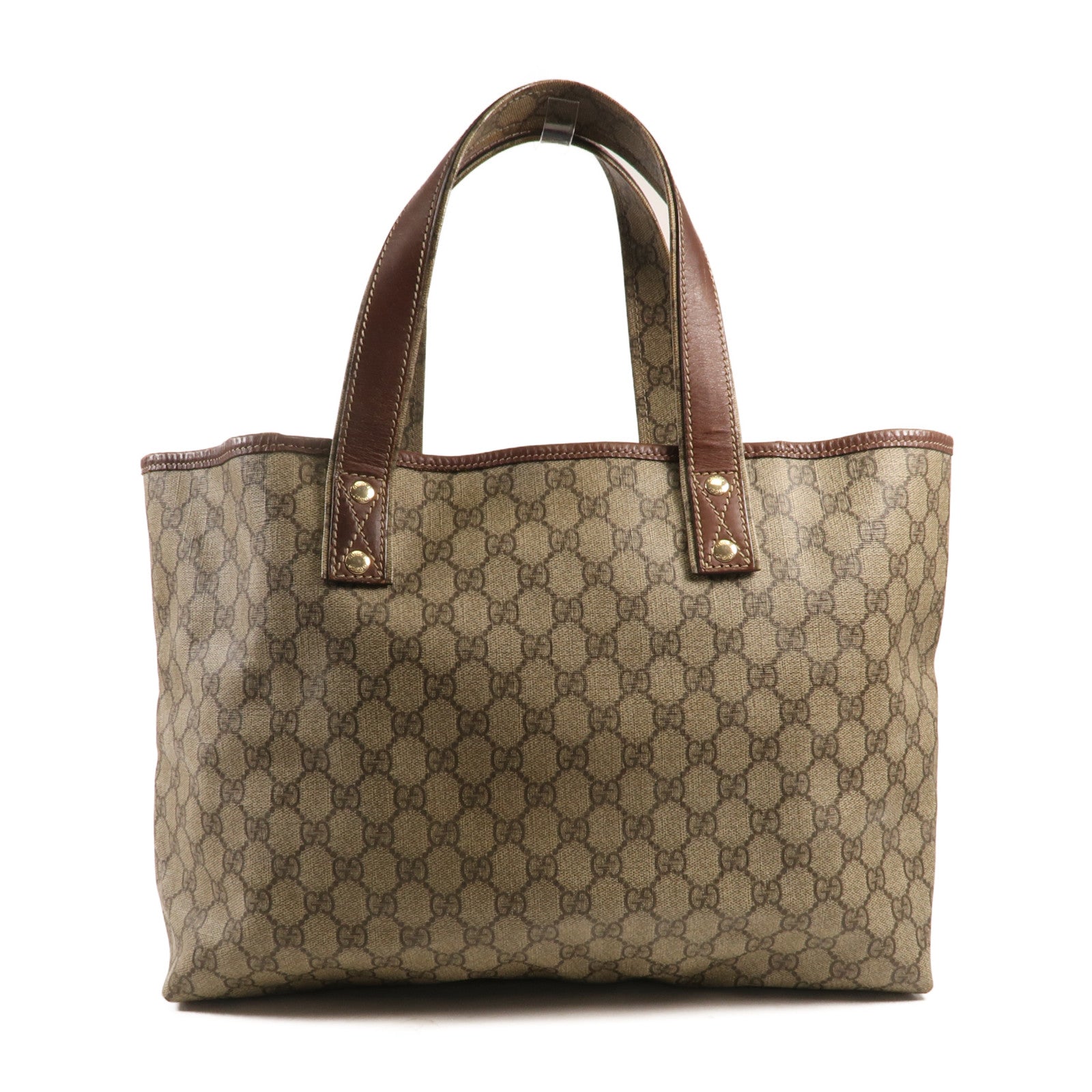 GUCCI 塗層帆布Tote Bag金扣手挽袋