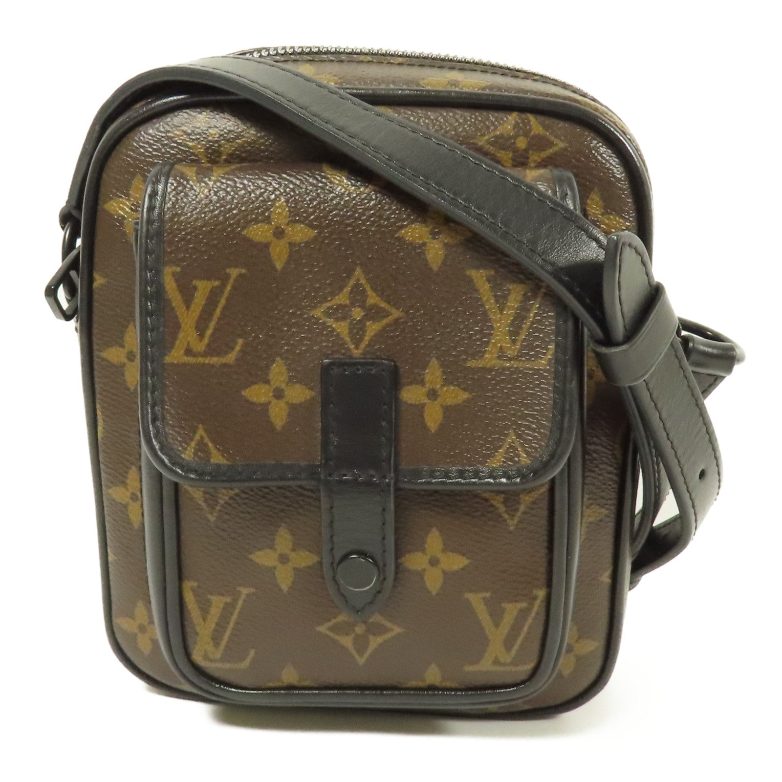 LOUIS VUITTON Monogram Macassar Christopher Wearable Wallet肩背袋