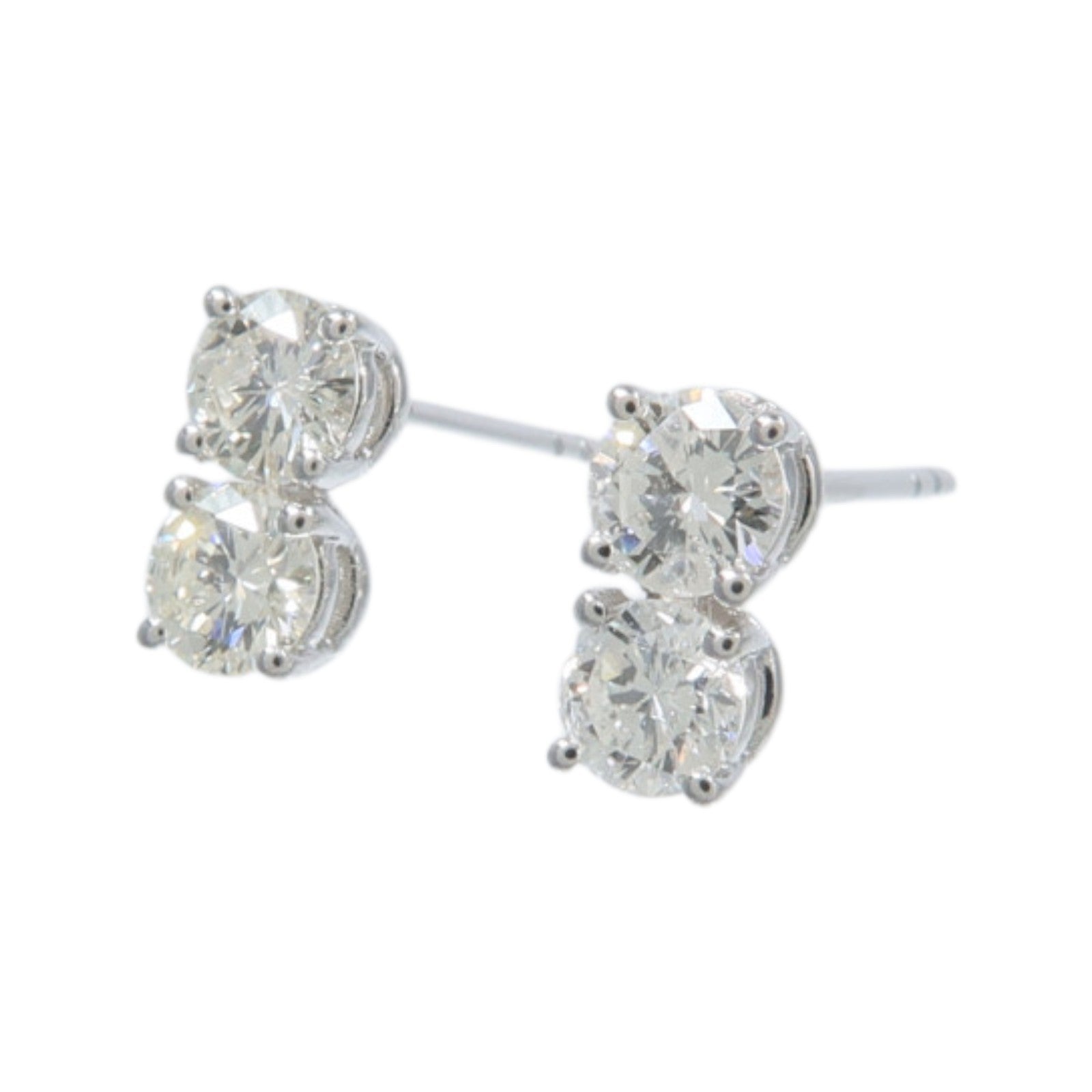 JEWELRY 18K白金Diamond Earrings鑽石耳環