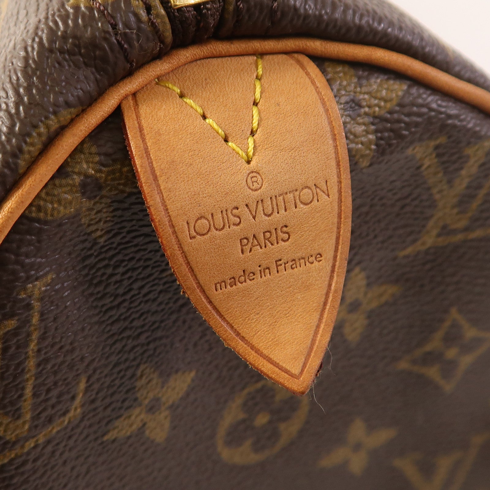 LOUIS VUITTON Monogram Speedy 30金扣手挽袋