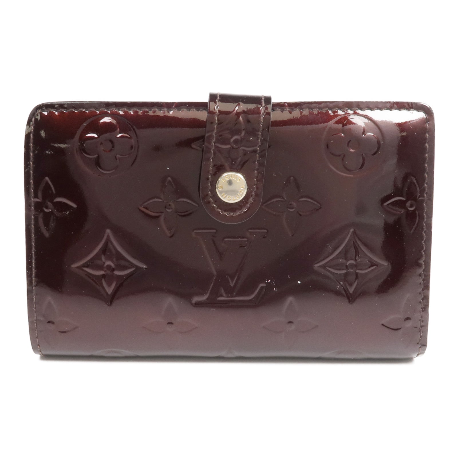 LOUIS VUITTON Monogram Vernis Portefeuille Viennois金扣錢包ve