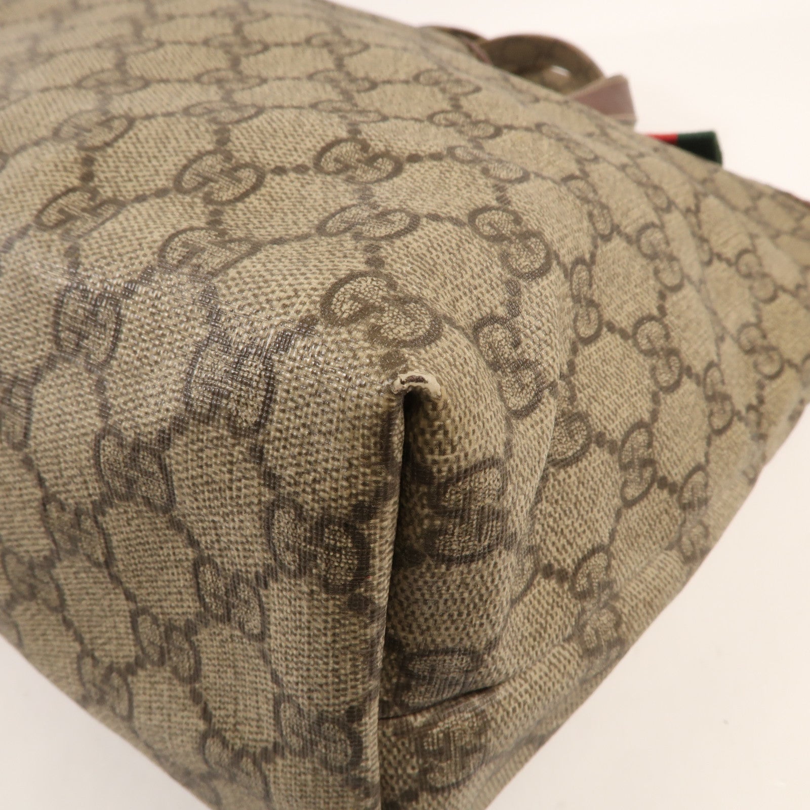 GUCCI 塗層帆布Tote Bag金扣手挽袋