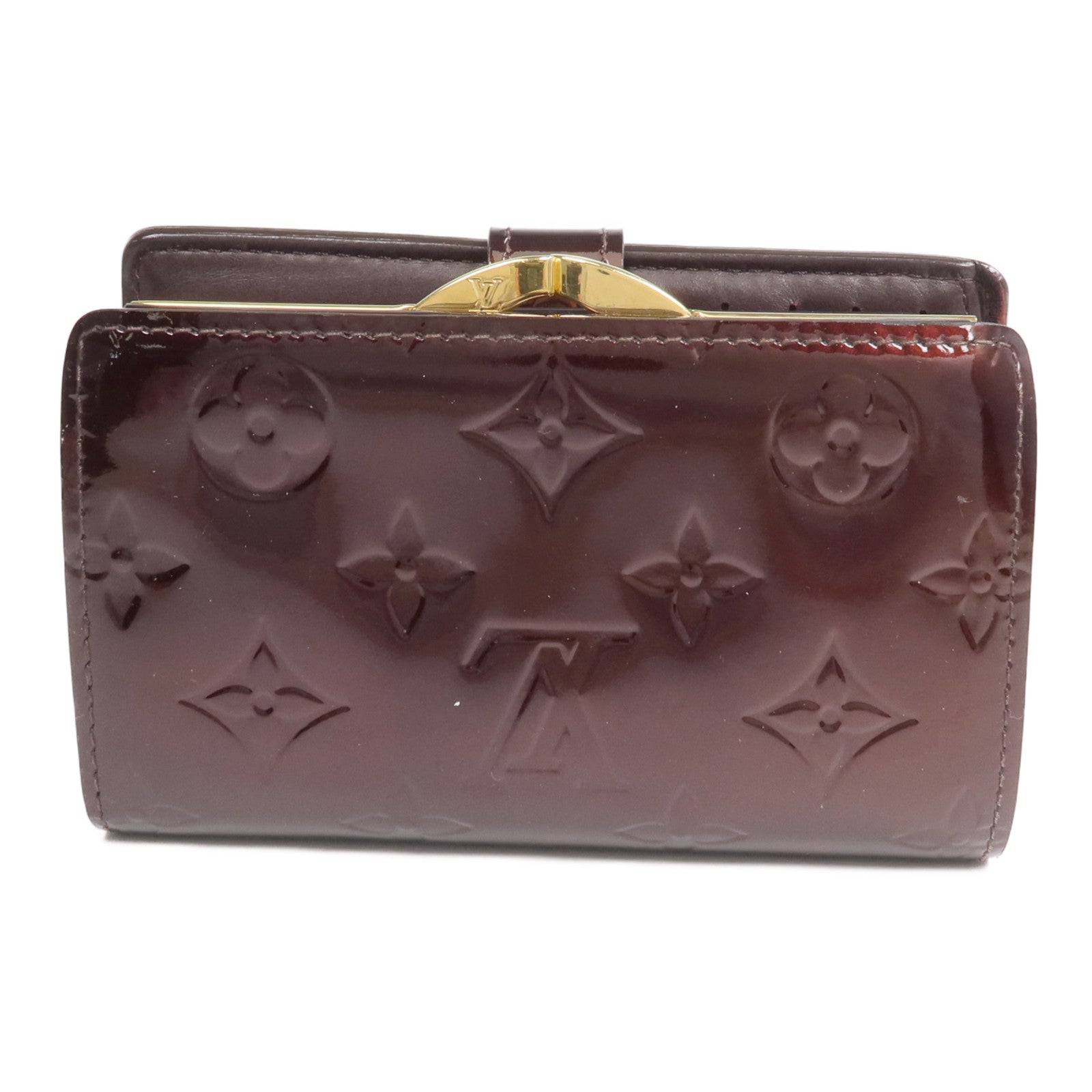 LOUIS VUITTON Monogram Vernis Portefeuille Viennois金扣錢包ve