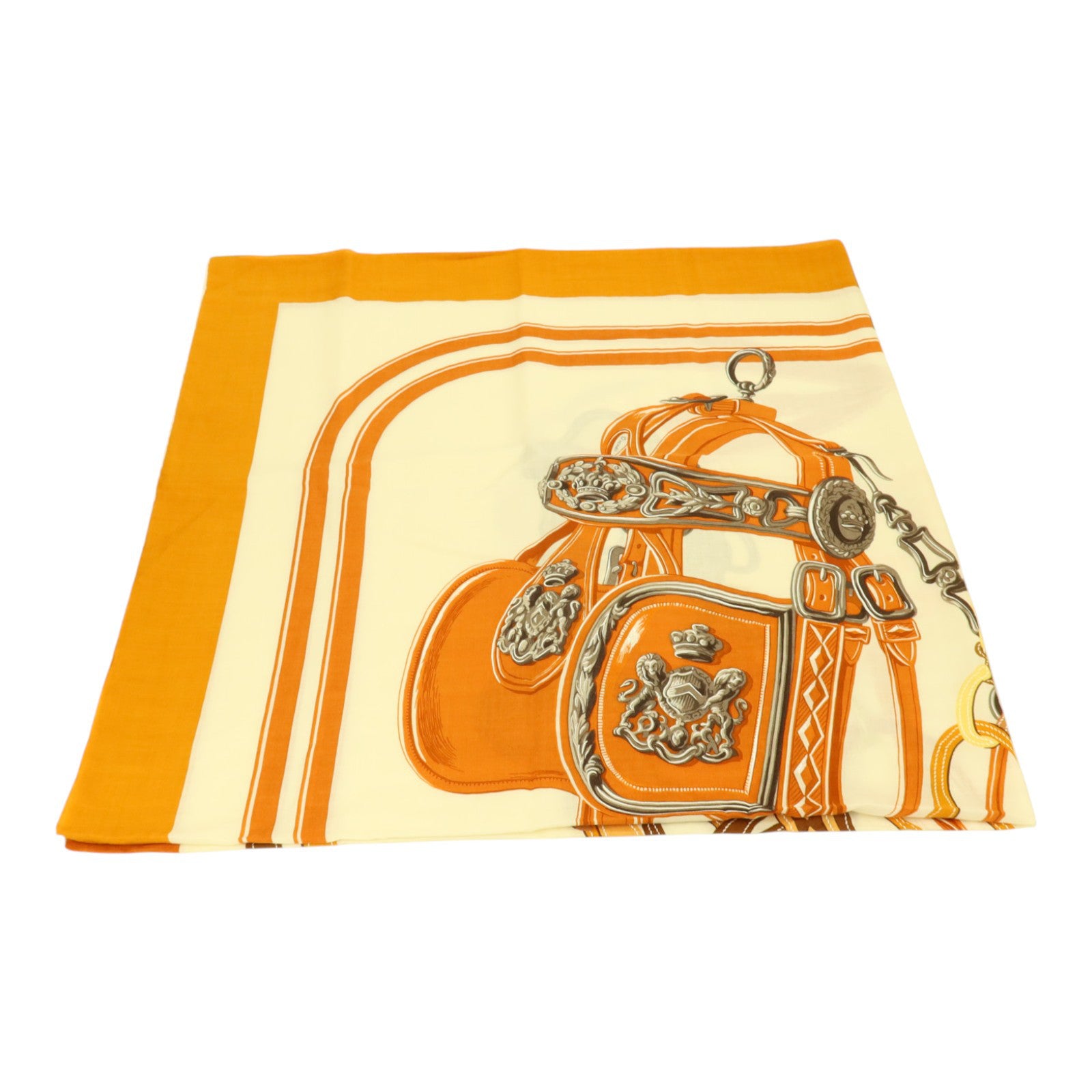 HERMES 羊絨/絲質Scarf 140x140cm絲巾