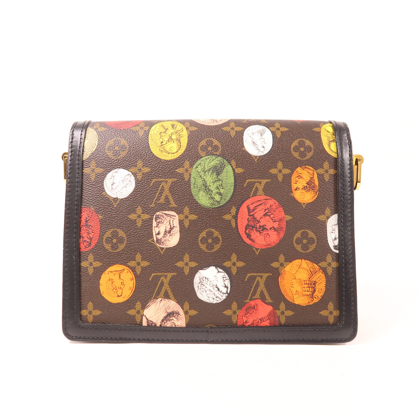 LOUIS VUITTON LV x Fornasetti Dauphine 2way Shoulder Bag M59246 Monogram Brown