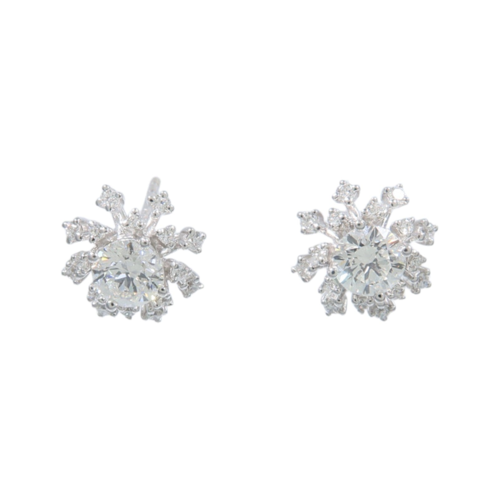 JEWELRY 18K白金Earrings鑽石耳環