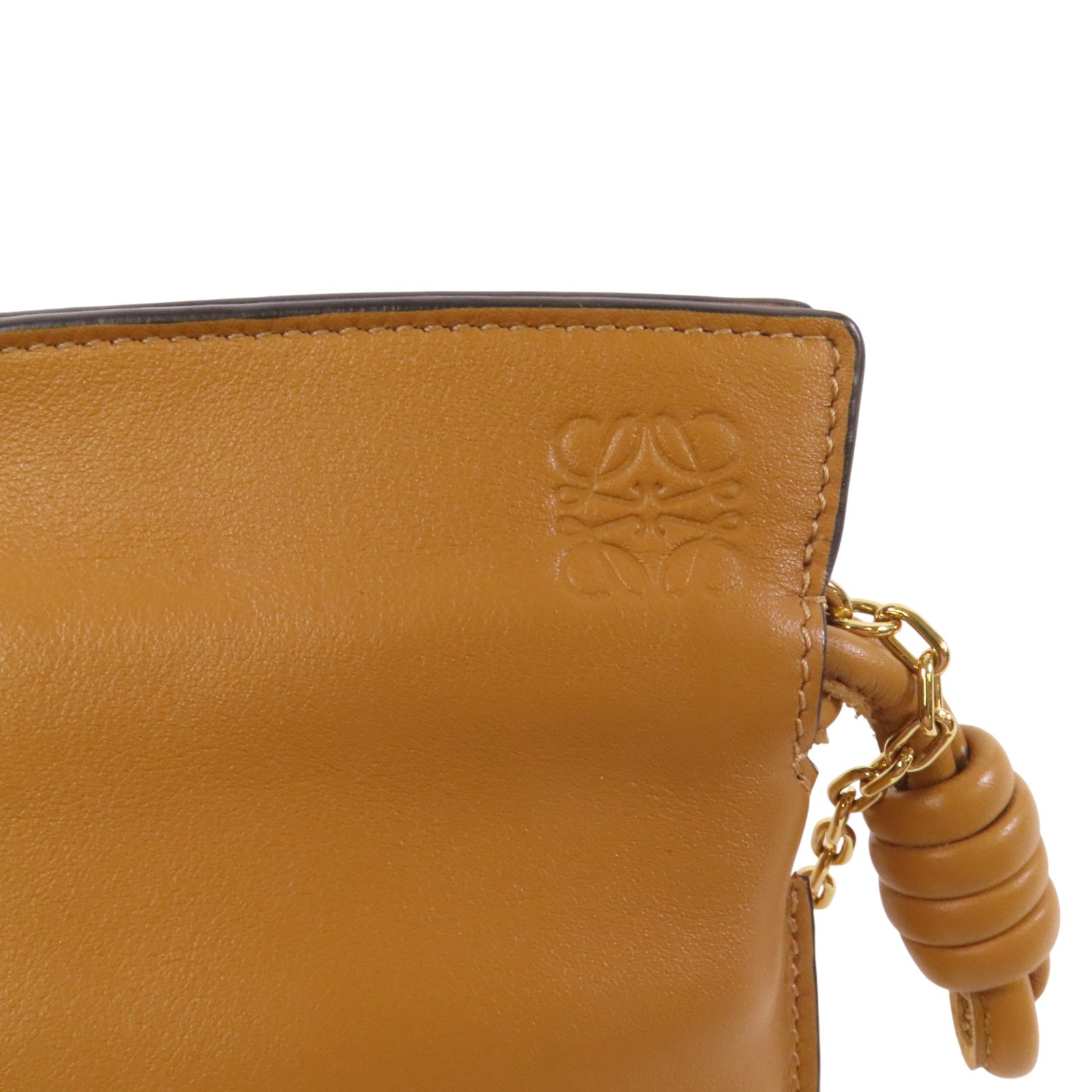 LOEWE 牛皮皮革Flamenco Nano鏈帶肩背袋