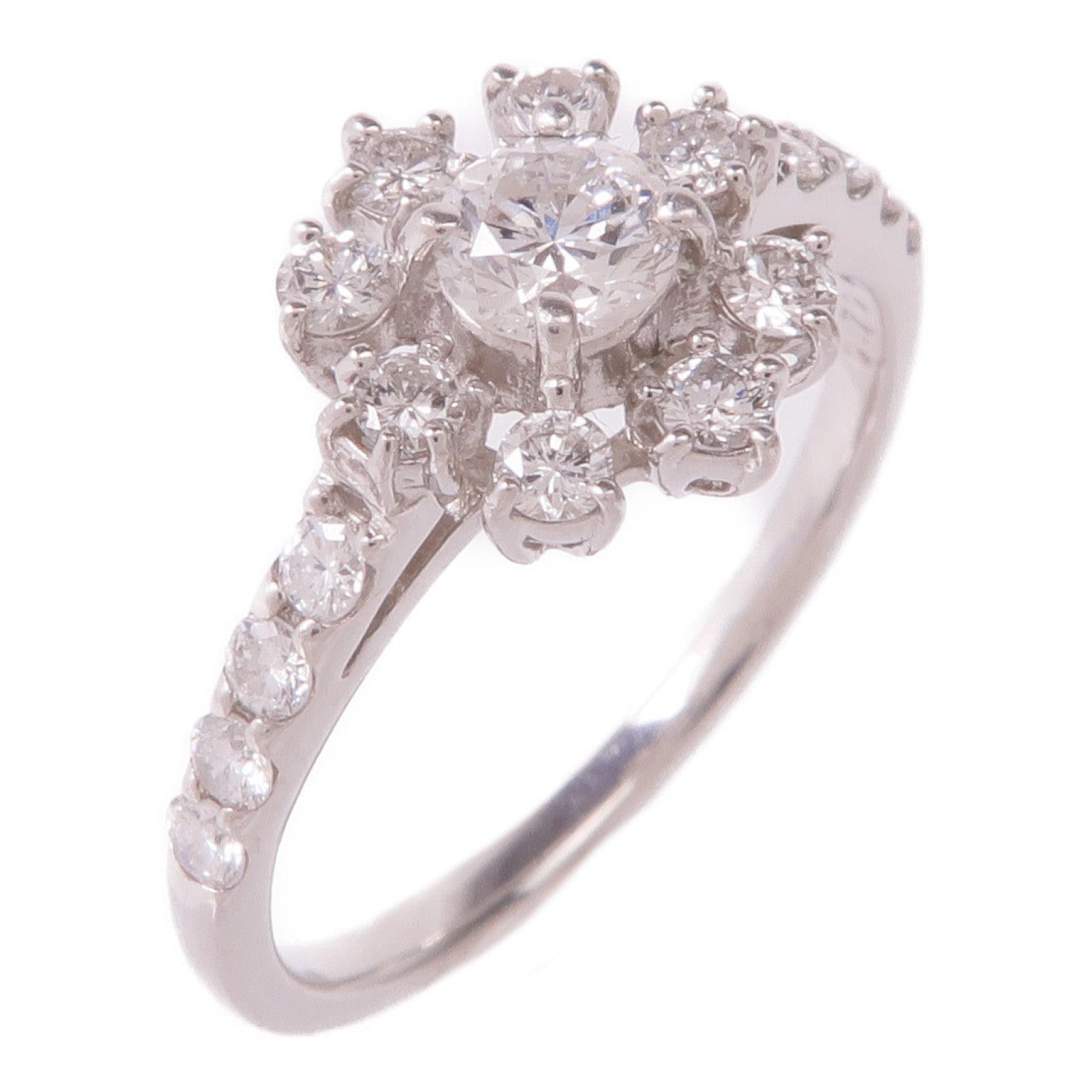 JEWELRY PT900鉑金Diamond Ring鑽石戒指US#5.25