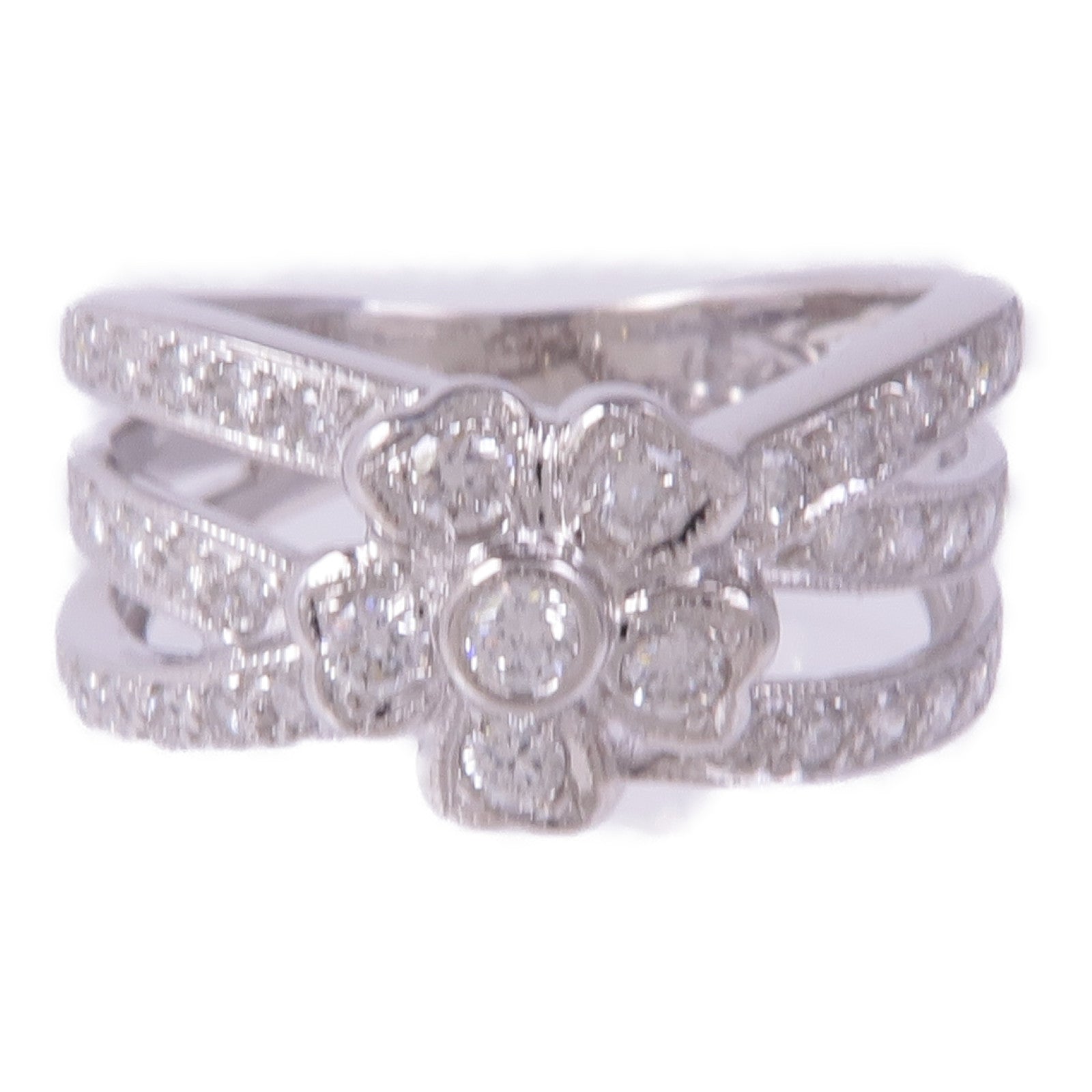 JEWELRY 【激減優惠】18K白金Diamond Ring鑽石戒指US#5.5