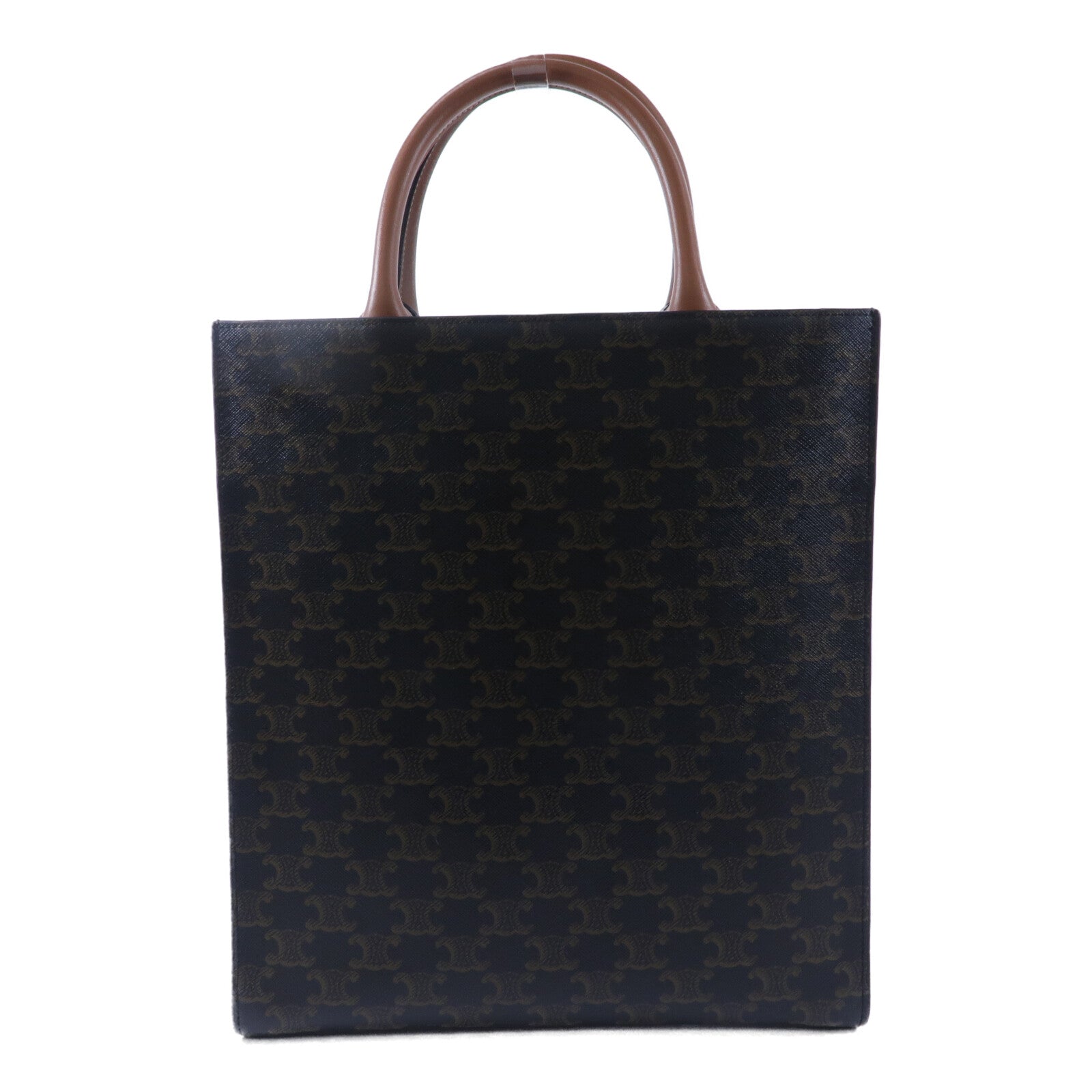 CELINE 塗層帆布Triomphe Cabas手挽肩背兩用袋