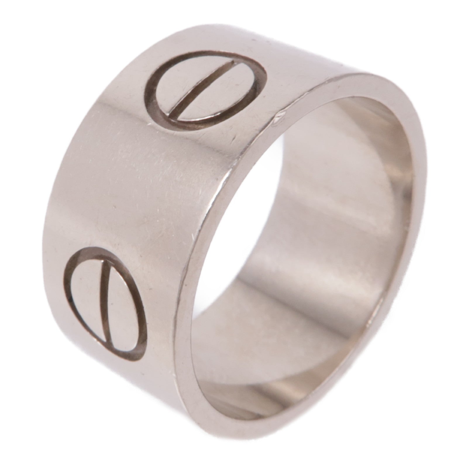 CARTIER 18K白金Love Ring戒指Cartier#63/US#10.25