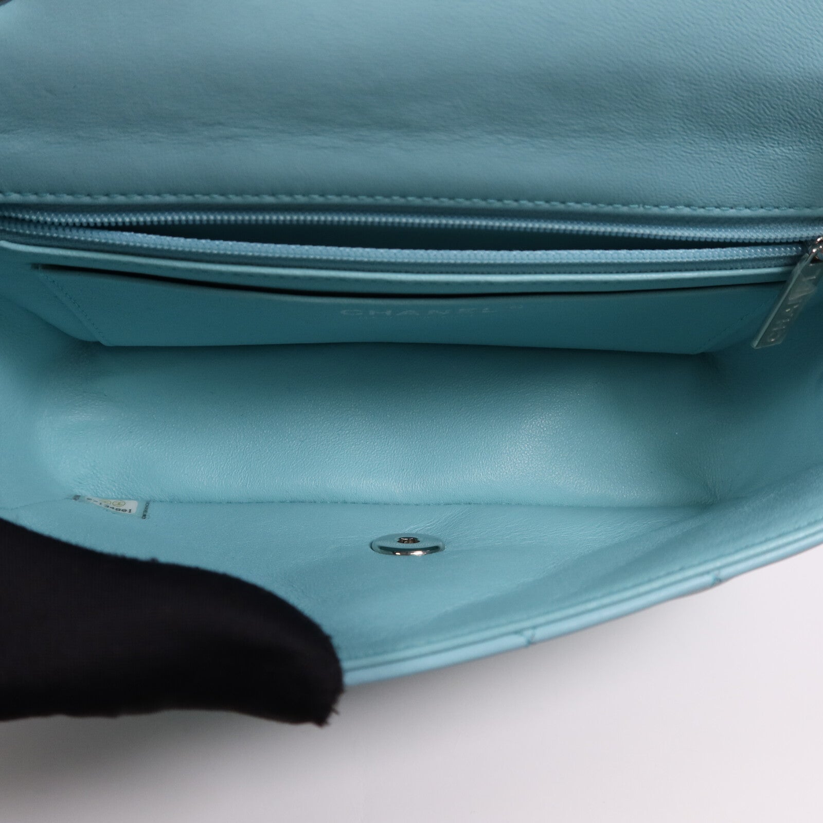 CHANEL 羊皮皮革Classic 20銀扣鏈帶肩背袋