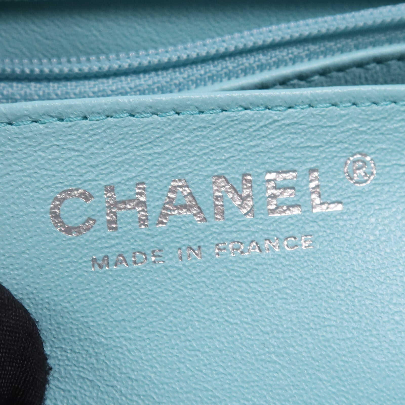 CHANEL 羊皮皮革Classic 20銀扣鏈帶肩背袋