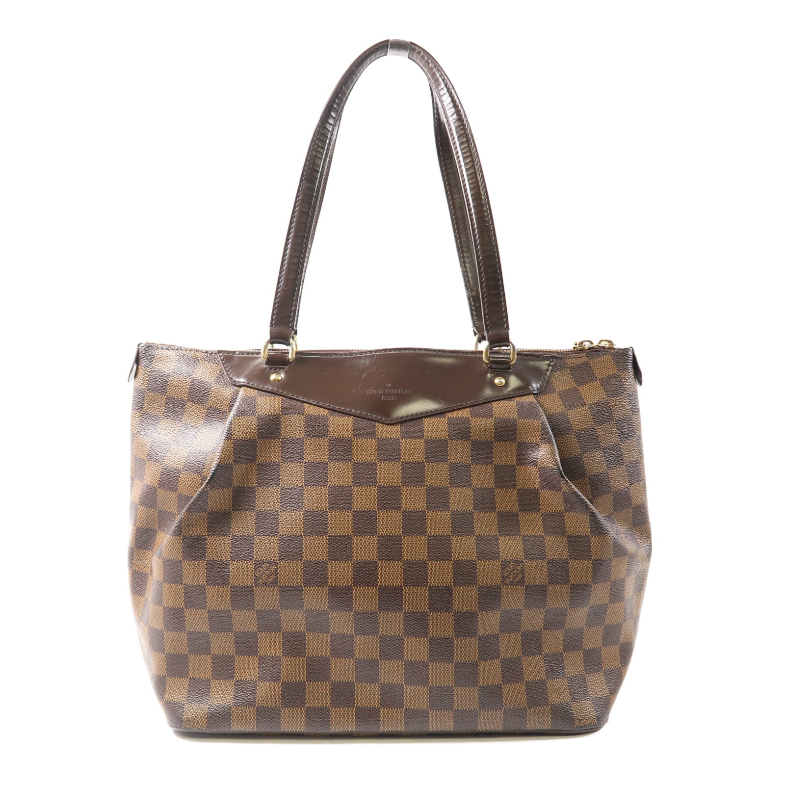 LOUIS VUITTON 【激減優惠】Damier Westminster PM金扣手挽袋啡色