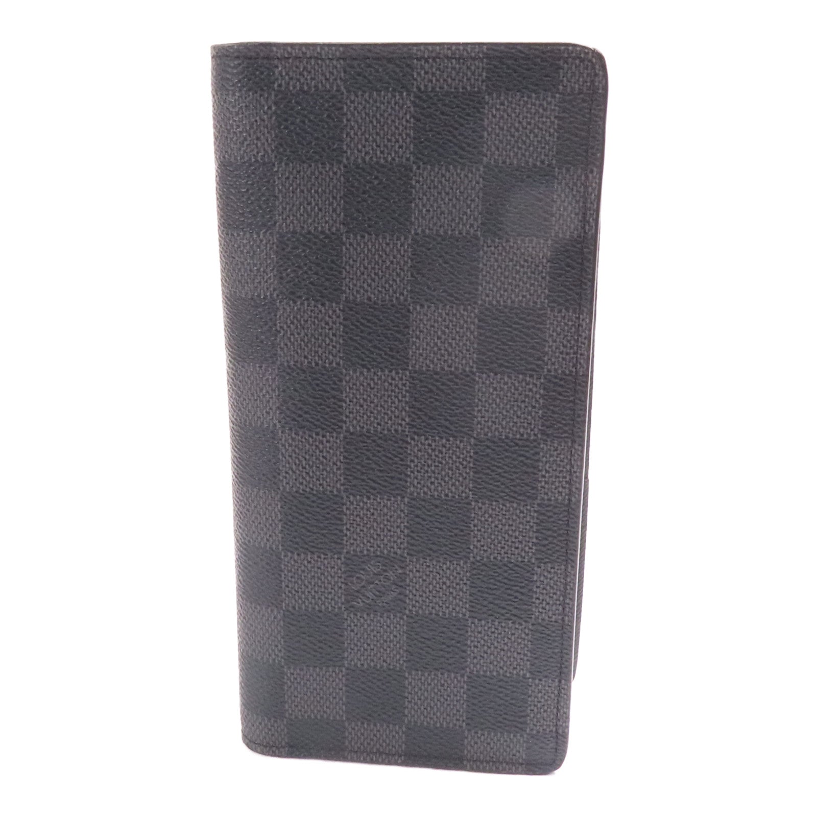 LOUIS VUITTON Damier Graphite Brazza長錢包