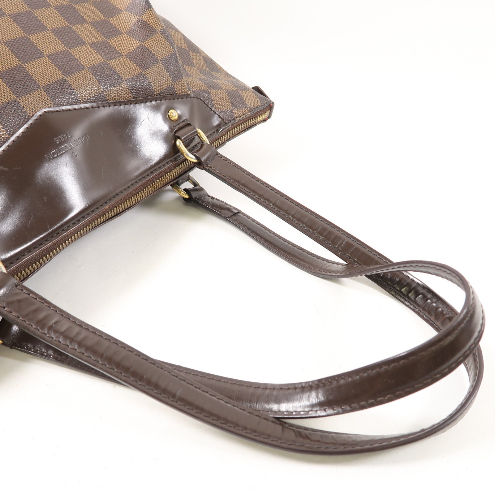 LOUIS VUITTON 【激減優惠】Damier Westminster PM金扣手挽袋啡色