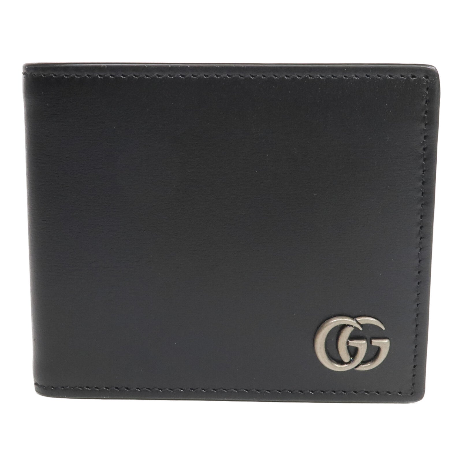 GUCCI 牛皮皮革GG Marmont Bi-foid Wallet錢包