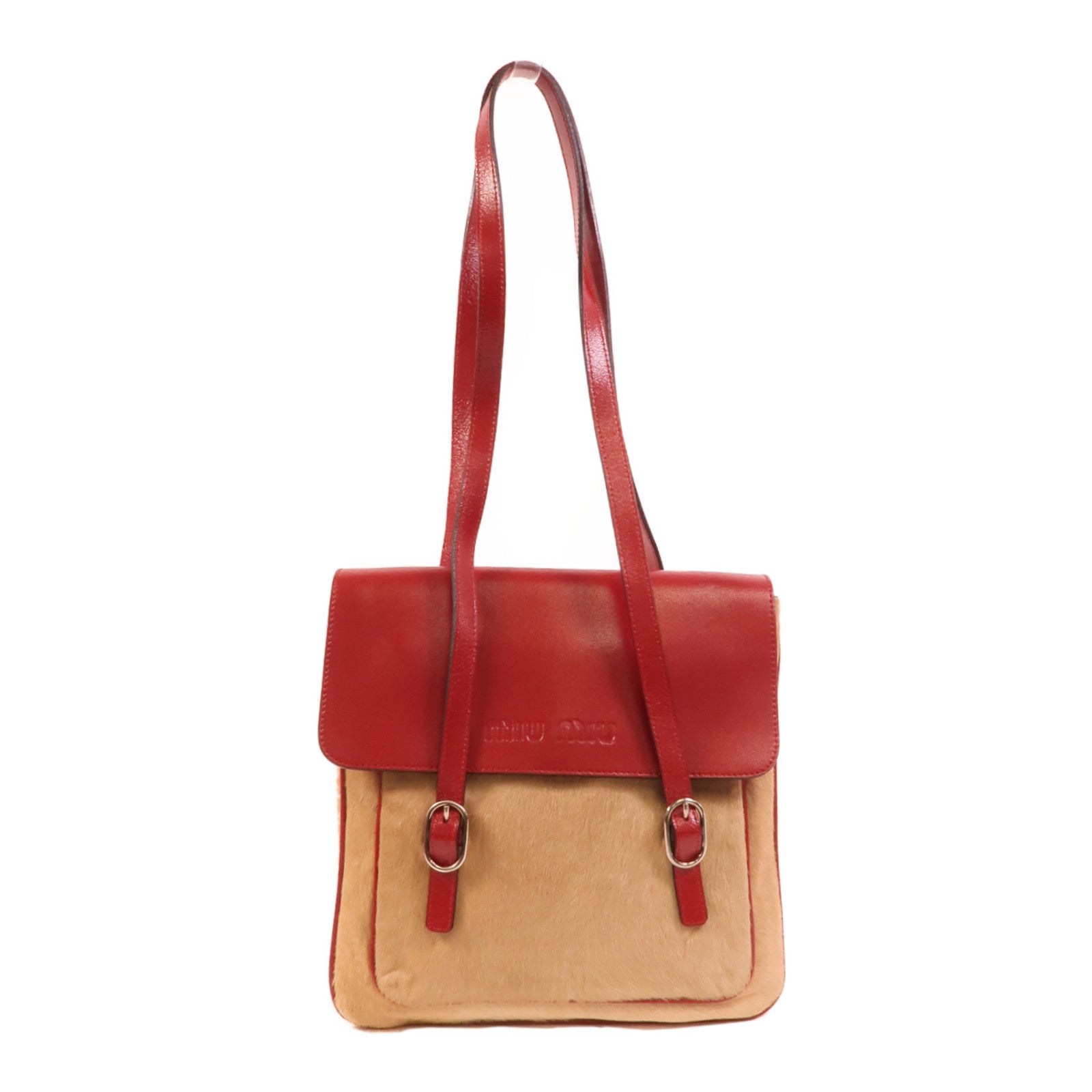 Miu Miu 馬毛/皮革Shoulder Bag肩背袋