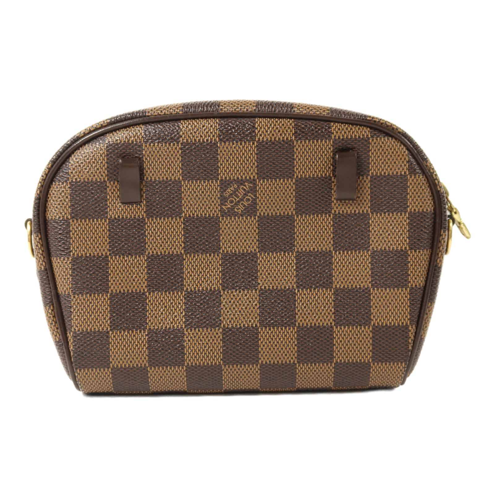 LOUIS VUITTON Damier Pochette Ipanema金扣肩背袋