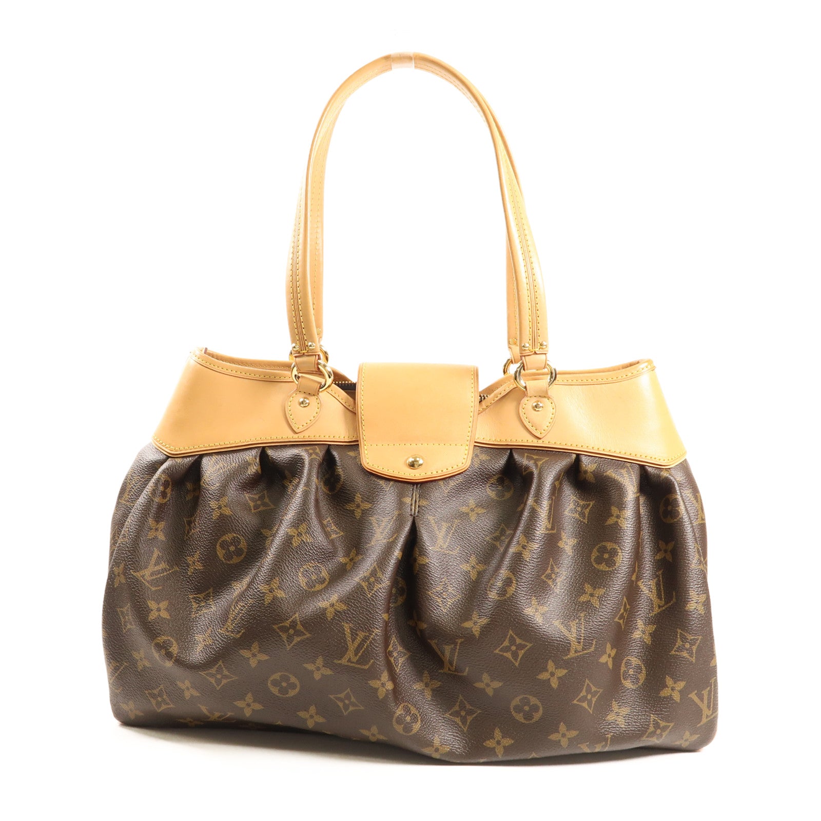 LOUIS VUITTON Monogram Boetie PM Hand Bag金扣手挽袋