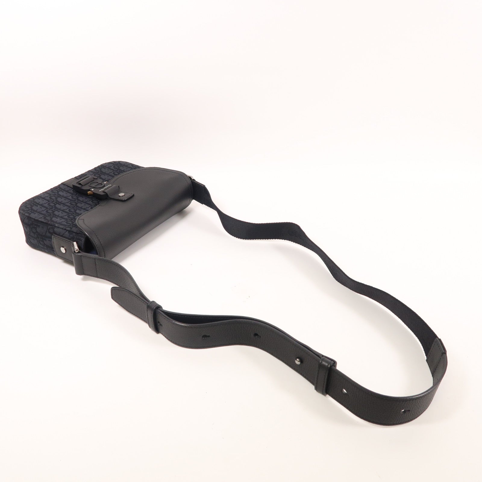 Dior 帆布/皮革Saddle肩背袋